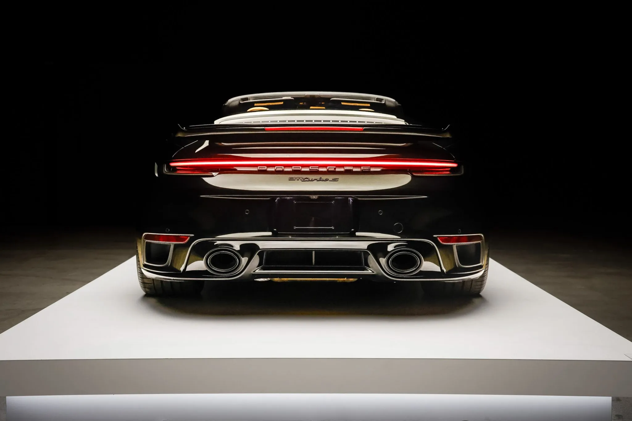 2023 Porsche 911 Turbo S Cabriolet in Dark Olive Metallic