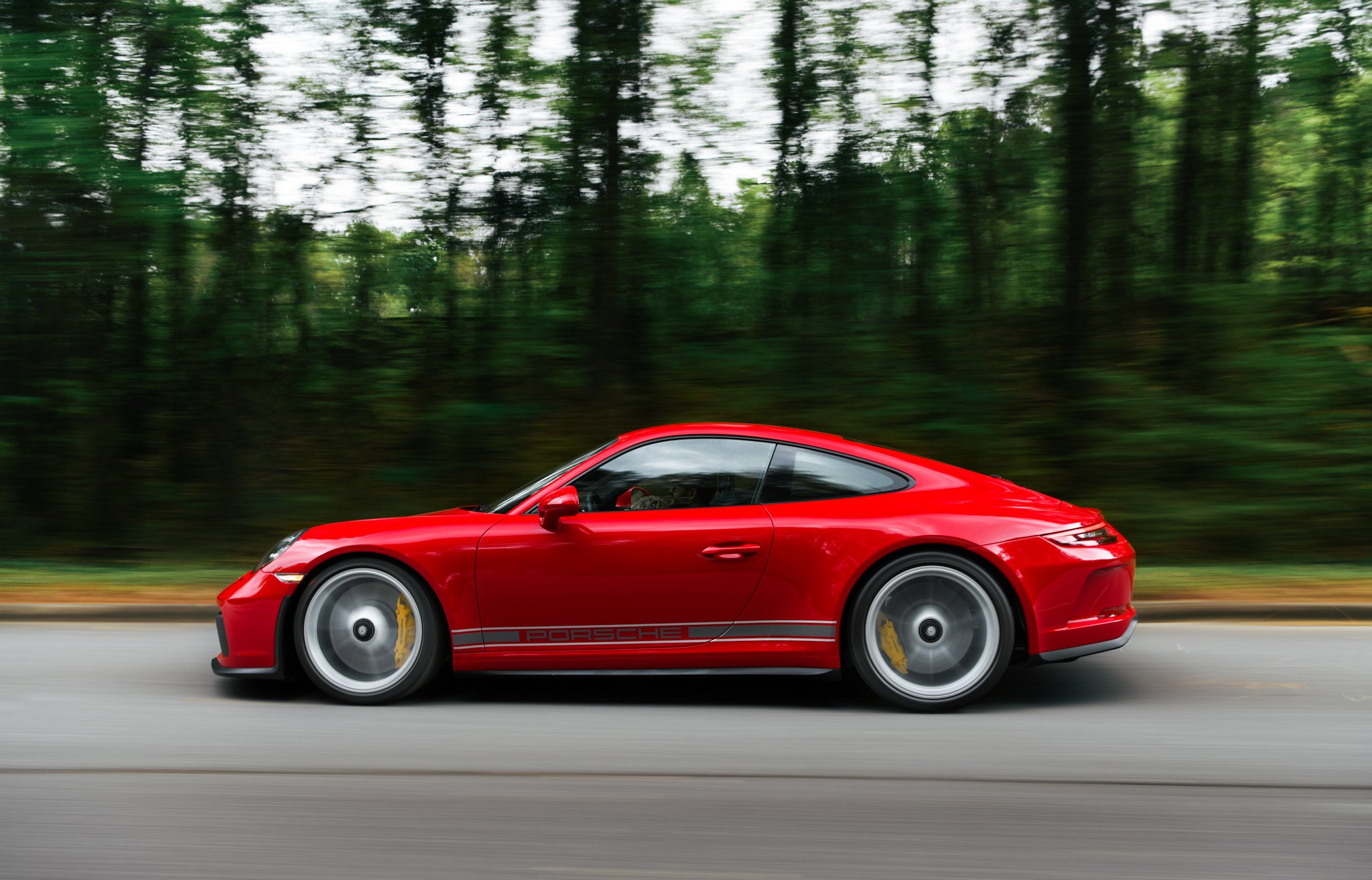 2018 Porsche GT3 Touring in Fire Red