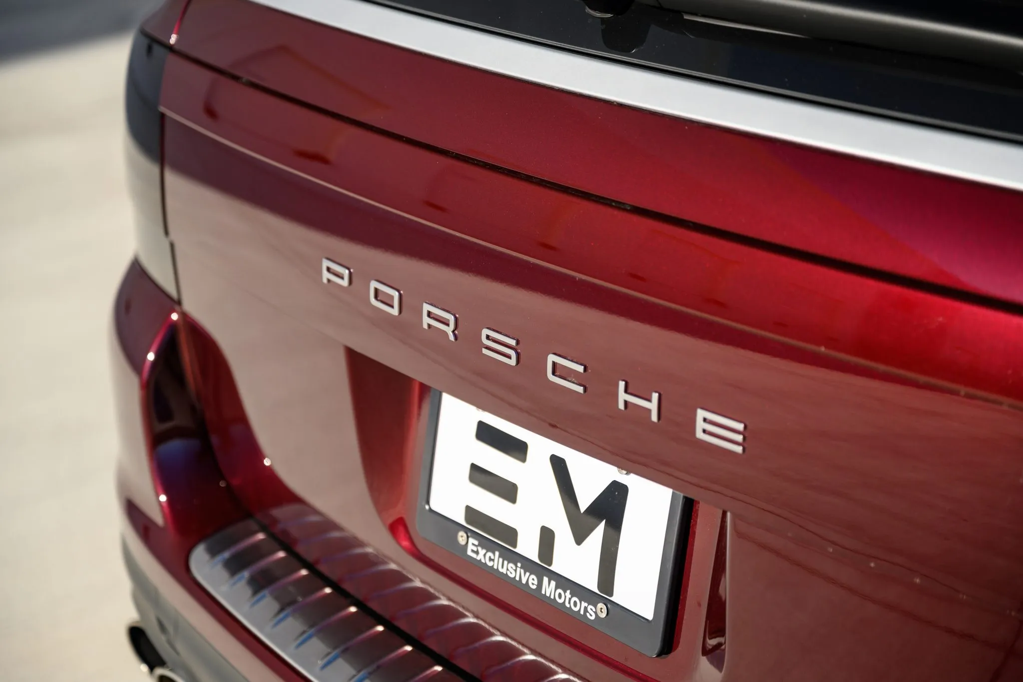2004 Porsche Cayenne in Carmon Red Metallic