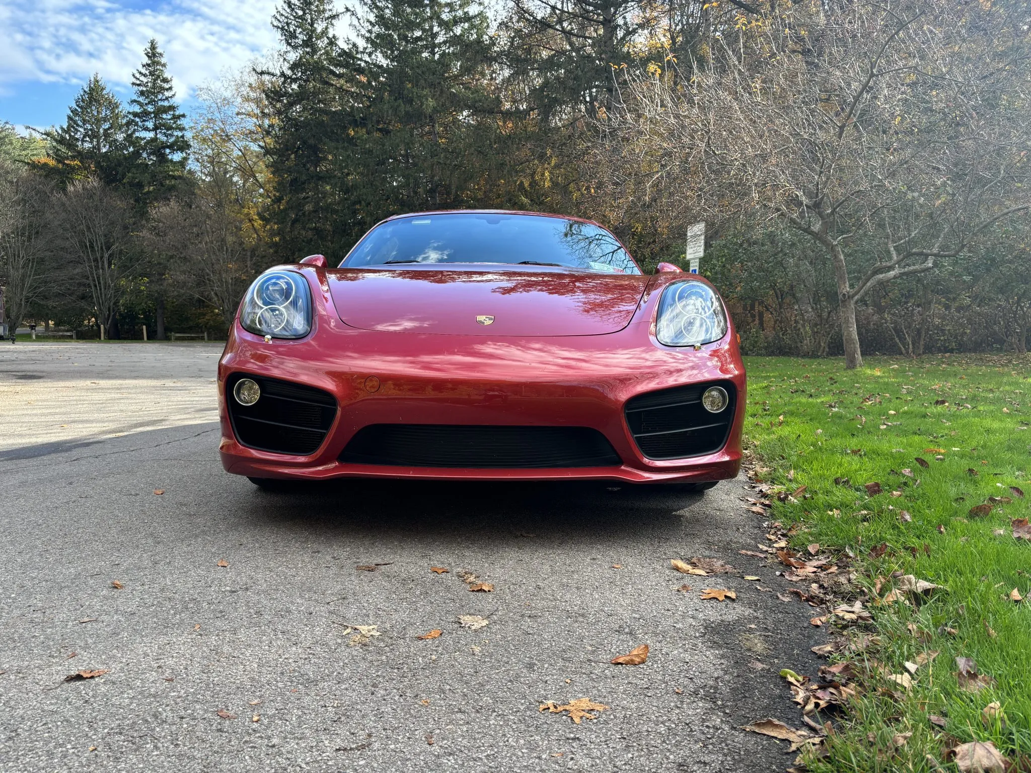 2014 Porsche Cayman S in Amaranth Red Metallic