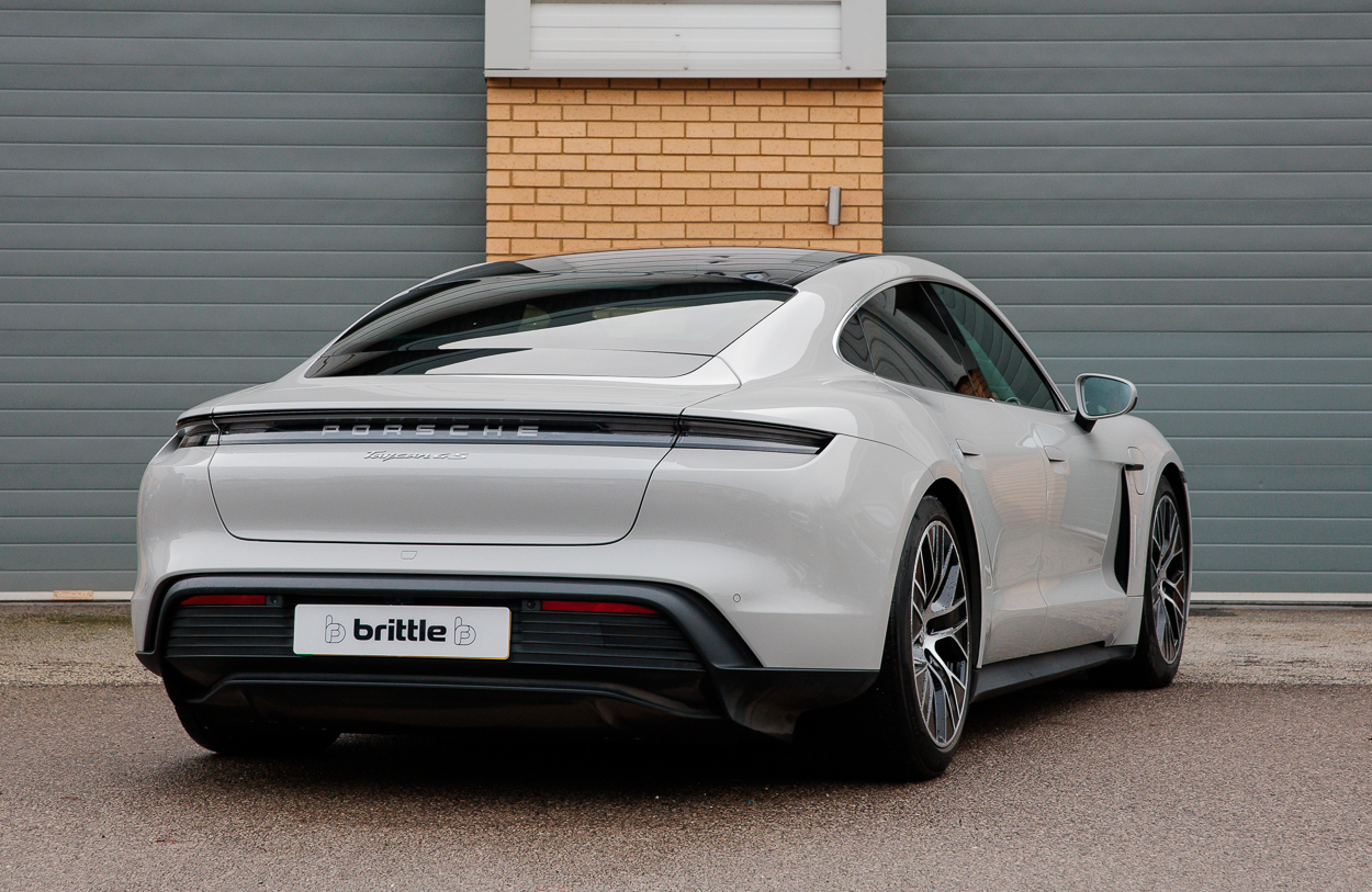 2022 Porsche Taycan 4S in Crayon