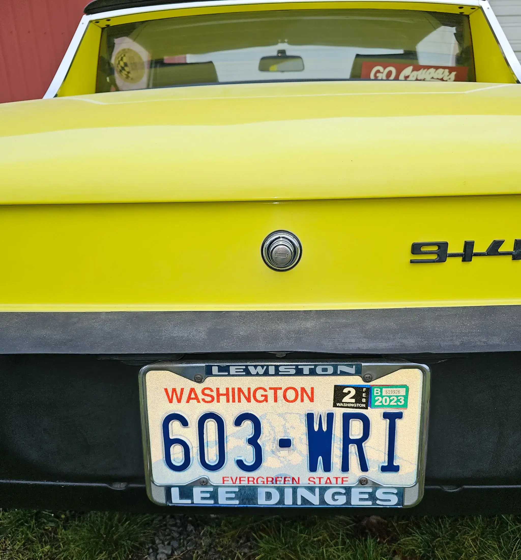 1974 Porsche 914 1.8 in Chrome Yellow