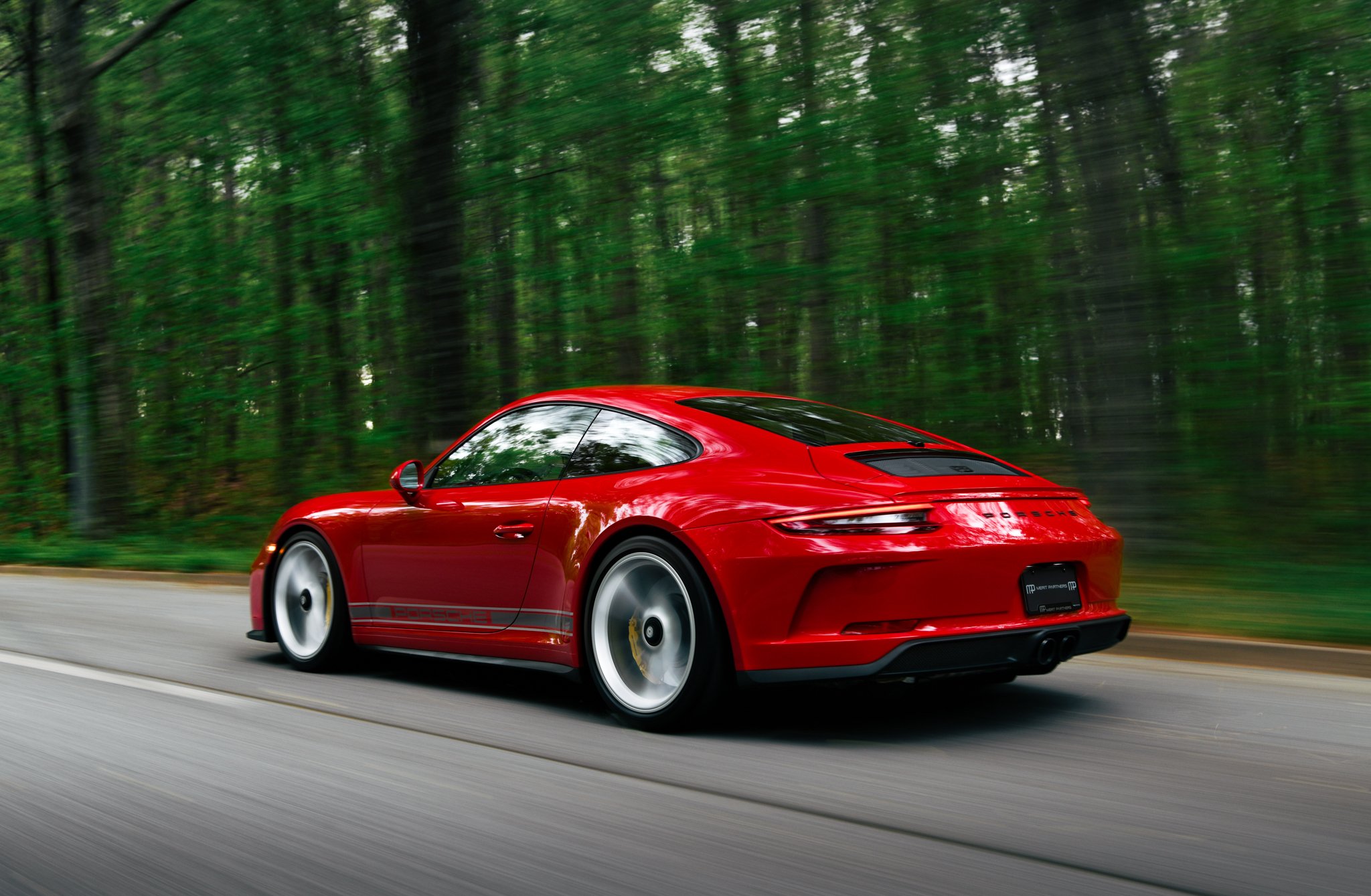 2018 Porsche GT3 Touring in Fire Red
