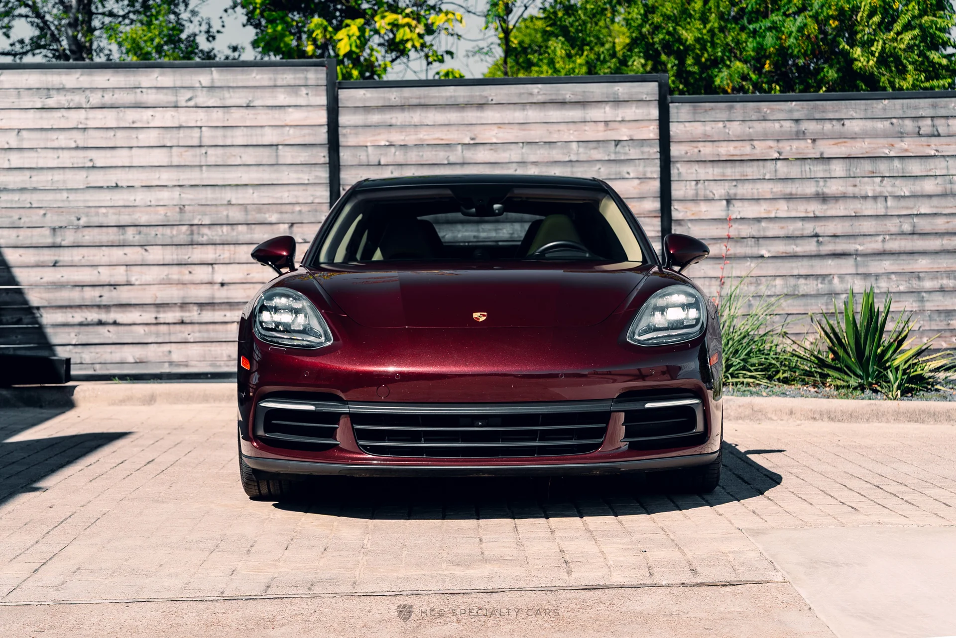 2019 Porsche Panamera in Burgundy Red Metallic 