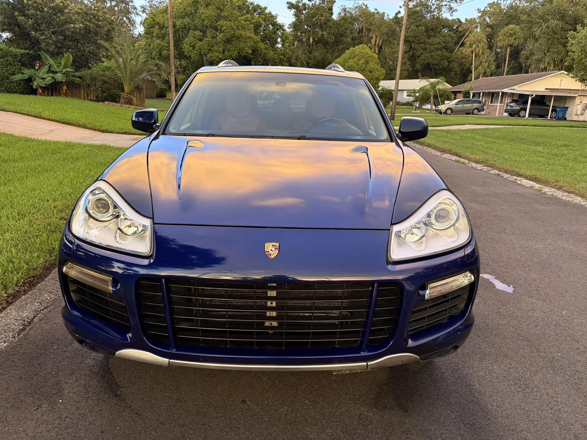 2008 Porsche Cayenne Turbo in Marine Blue Metallic