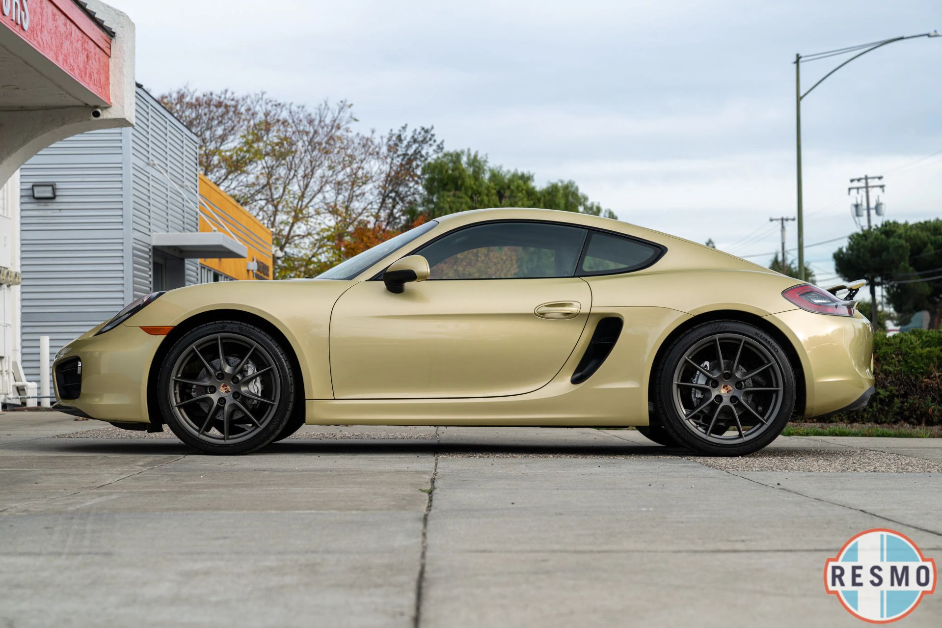 2015 Porsche Cayman Coupe in Lime Gold Metallic