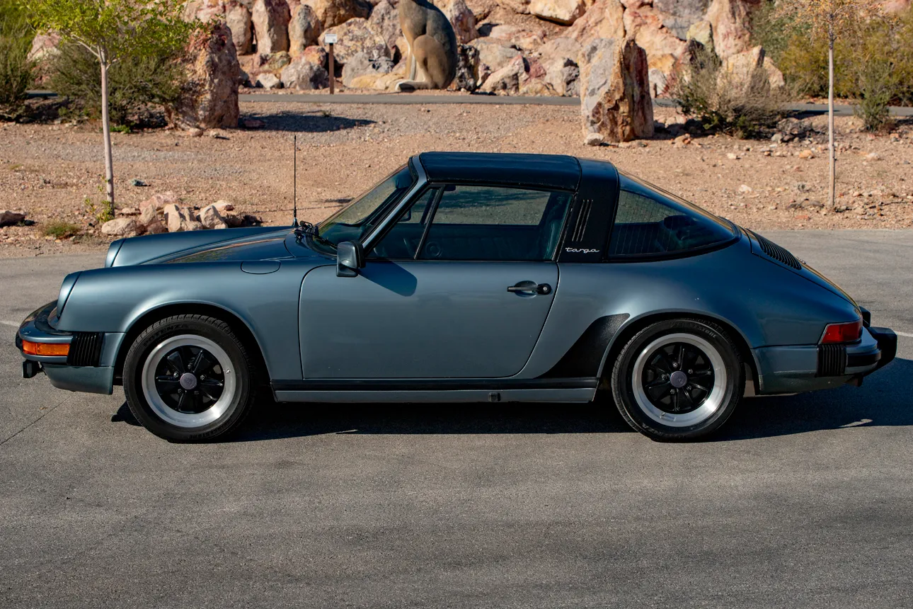 1983 Porsche 911SC Targa in Pacific Blue Metallic