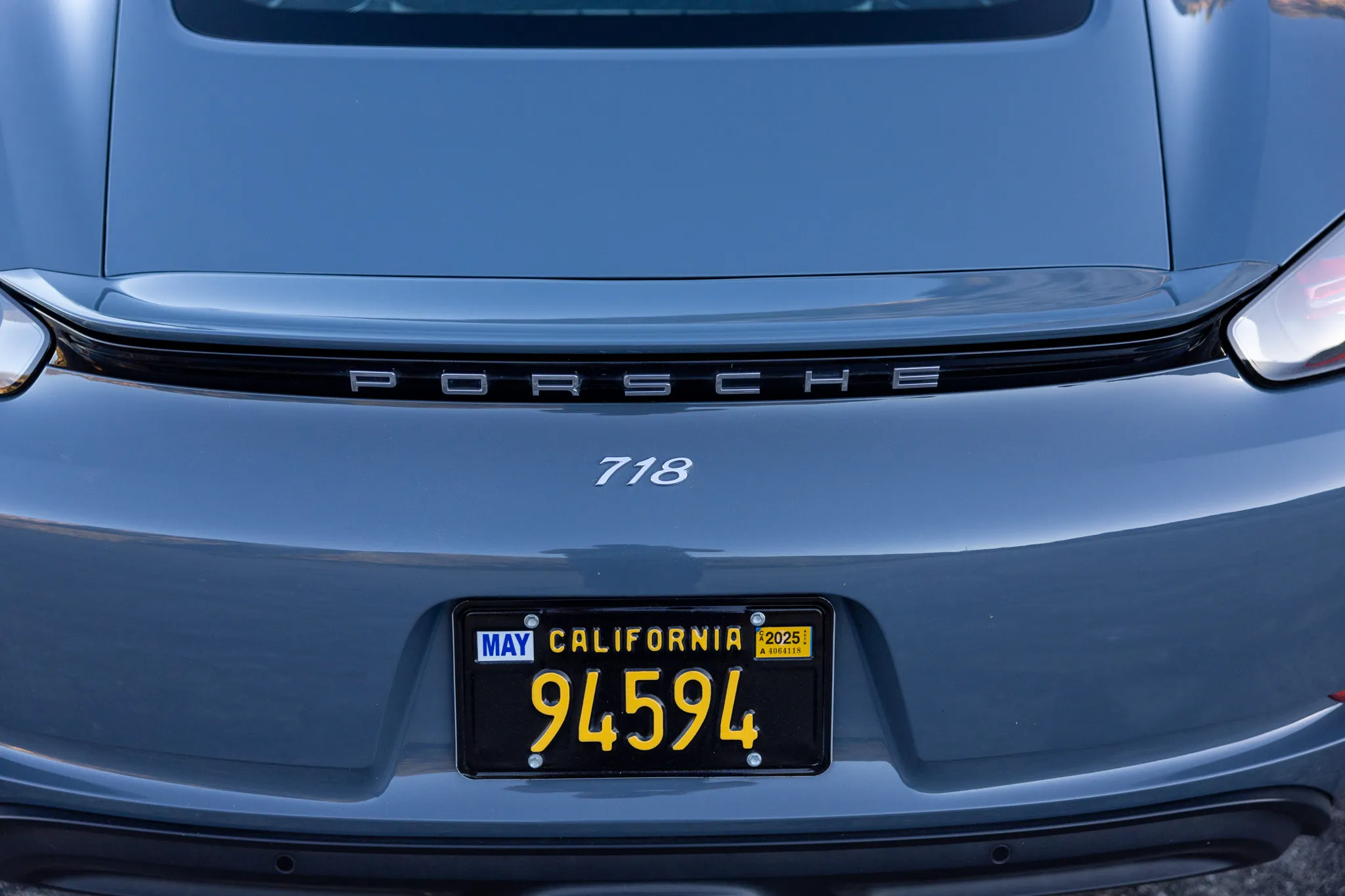 2017 Porsche 718 Cayman in Graphite Blue Metallic