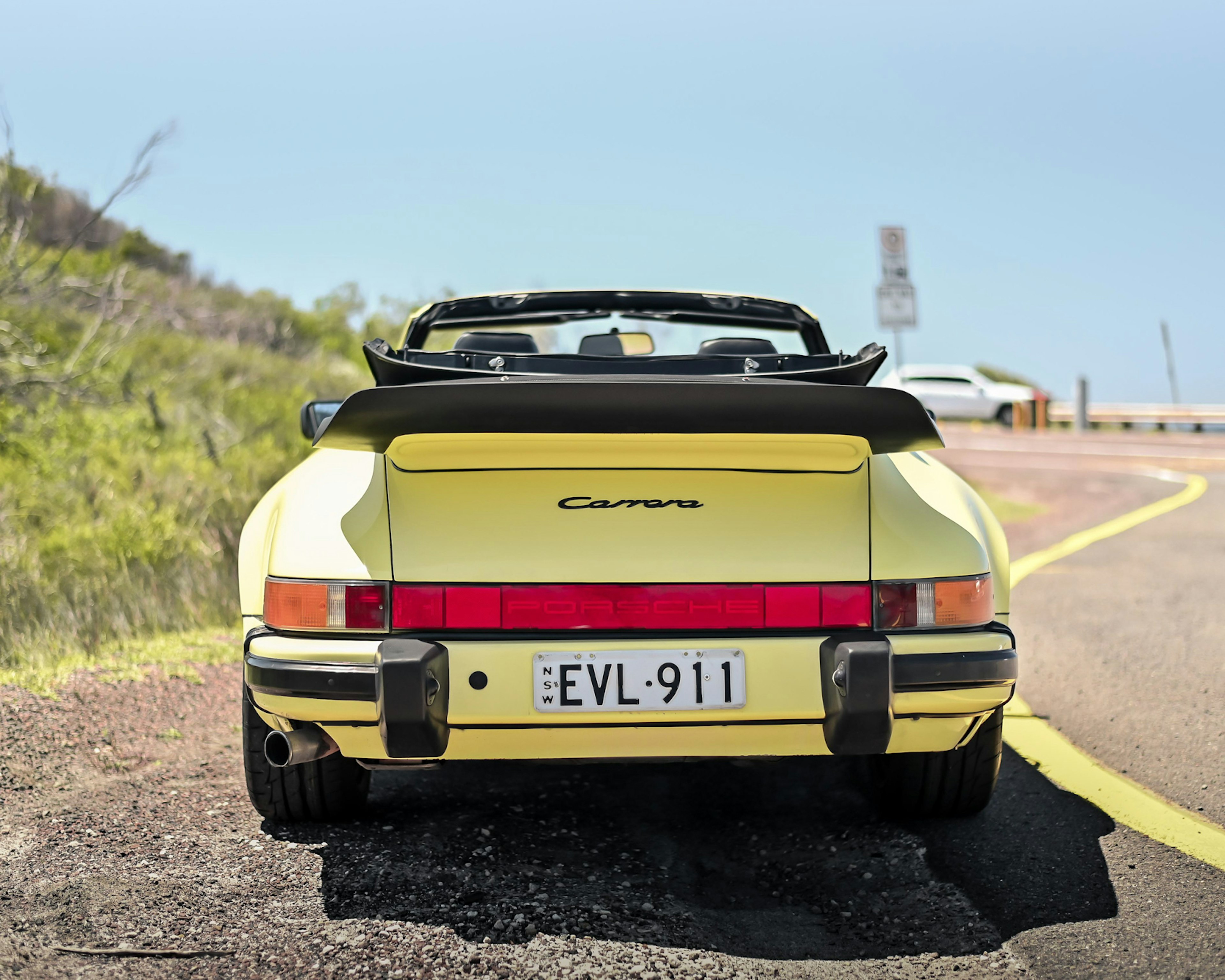 1987 Porsche 911 Carrera 3.2 Cabriolet in Summer Yellow
