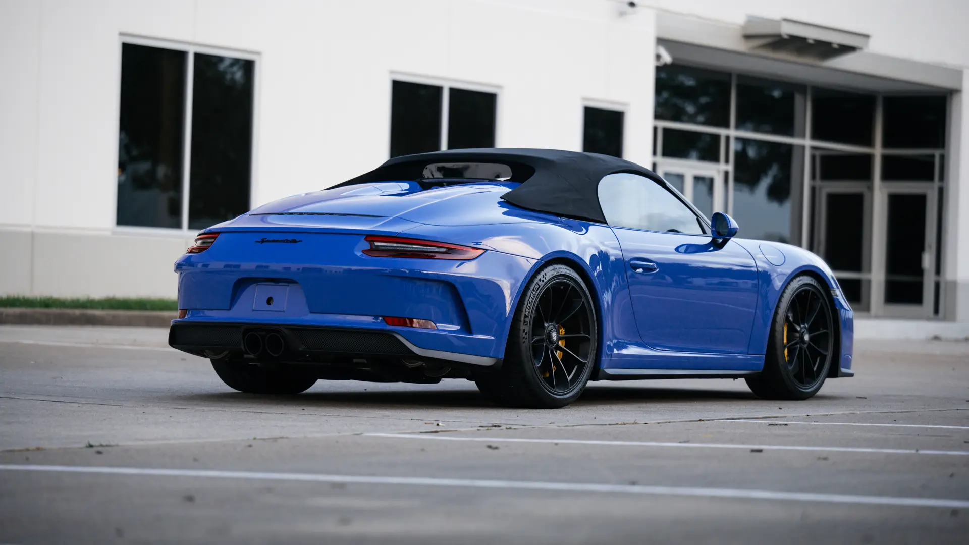 2019 Porsche 911 Speedster in Speedster Blue