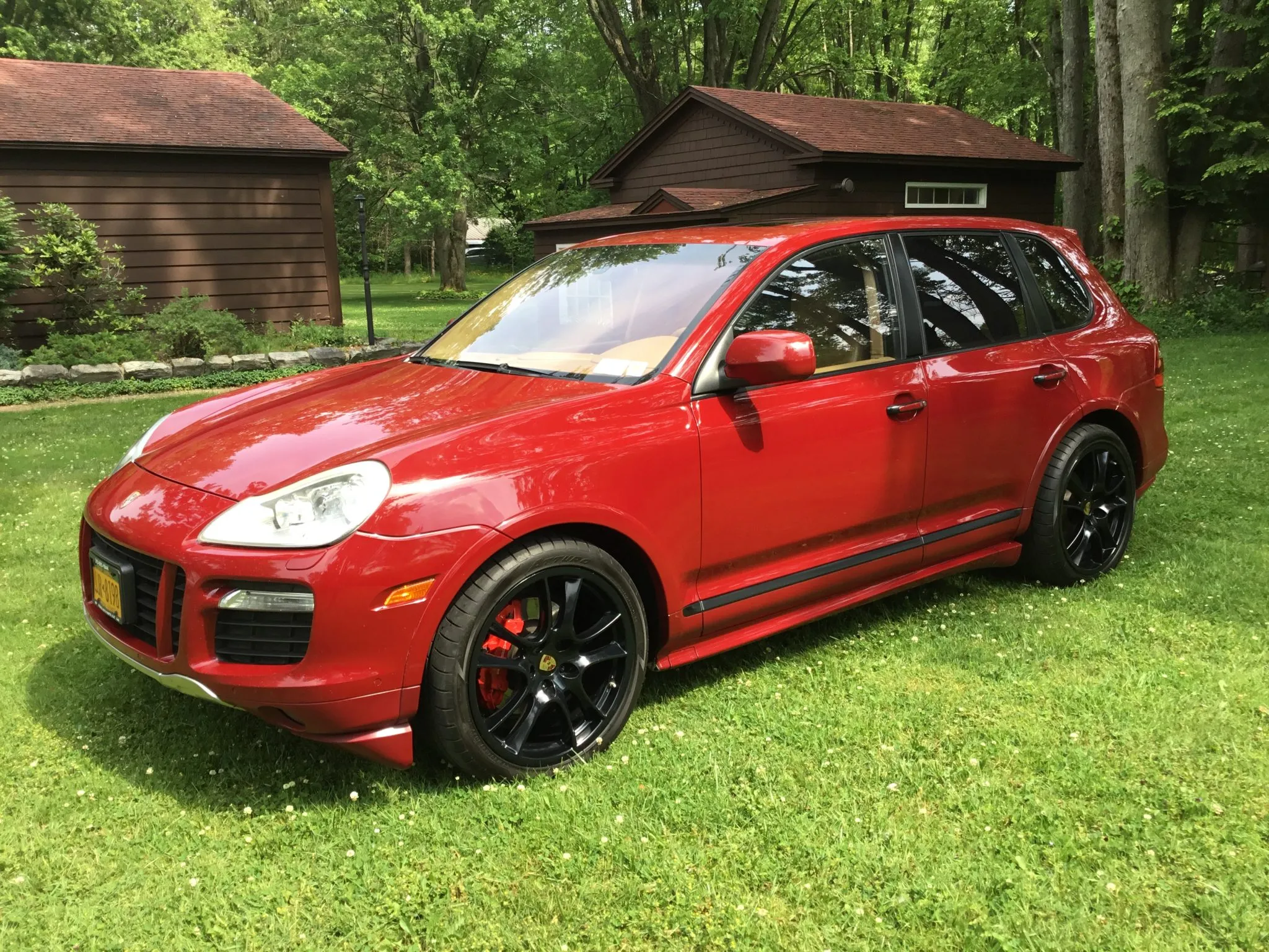 2009 Porsche Cayenne GTS in GTS Red