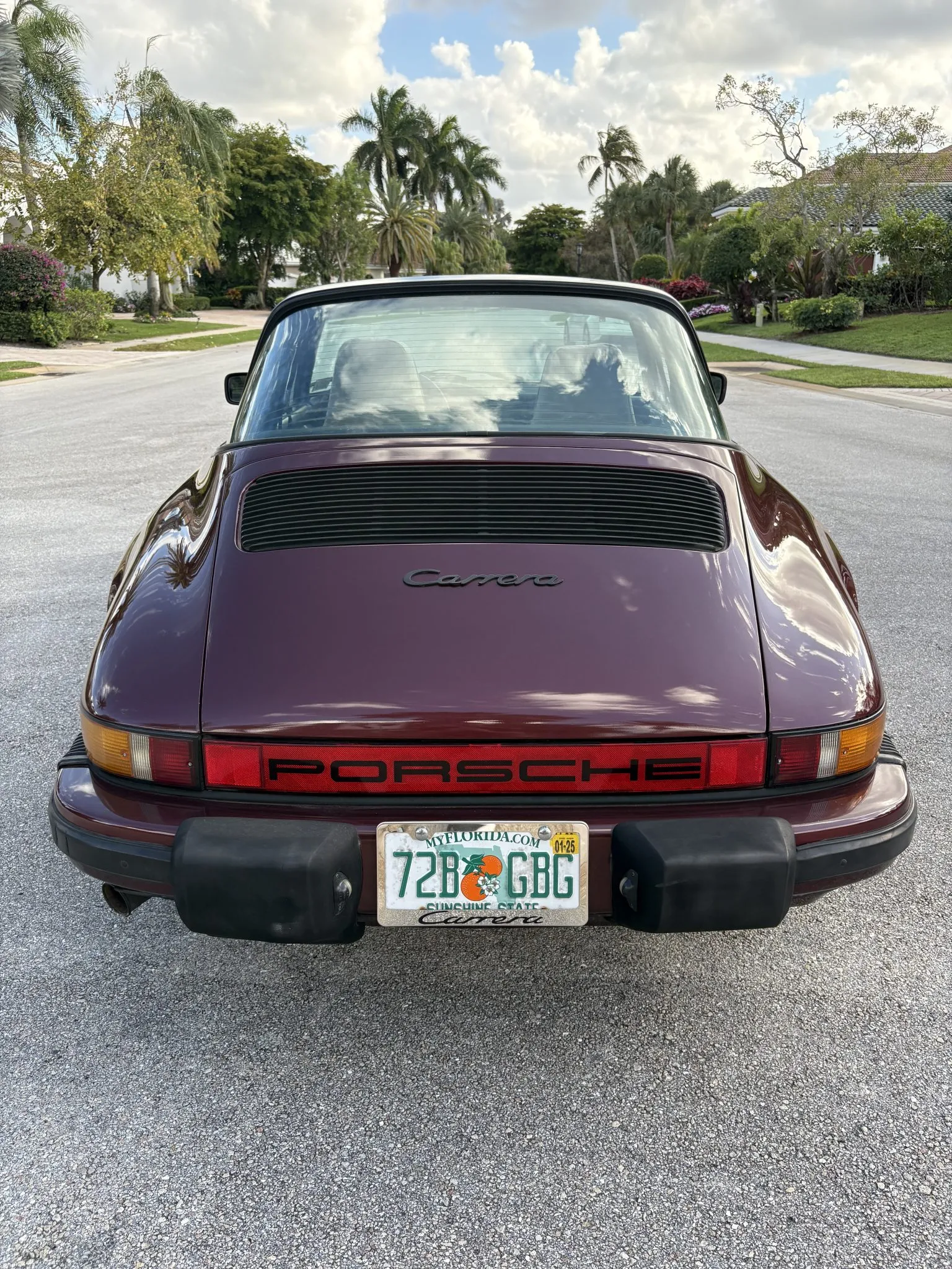 1984 Porsche 911 Carrera Targa in Ruby Red Metallic