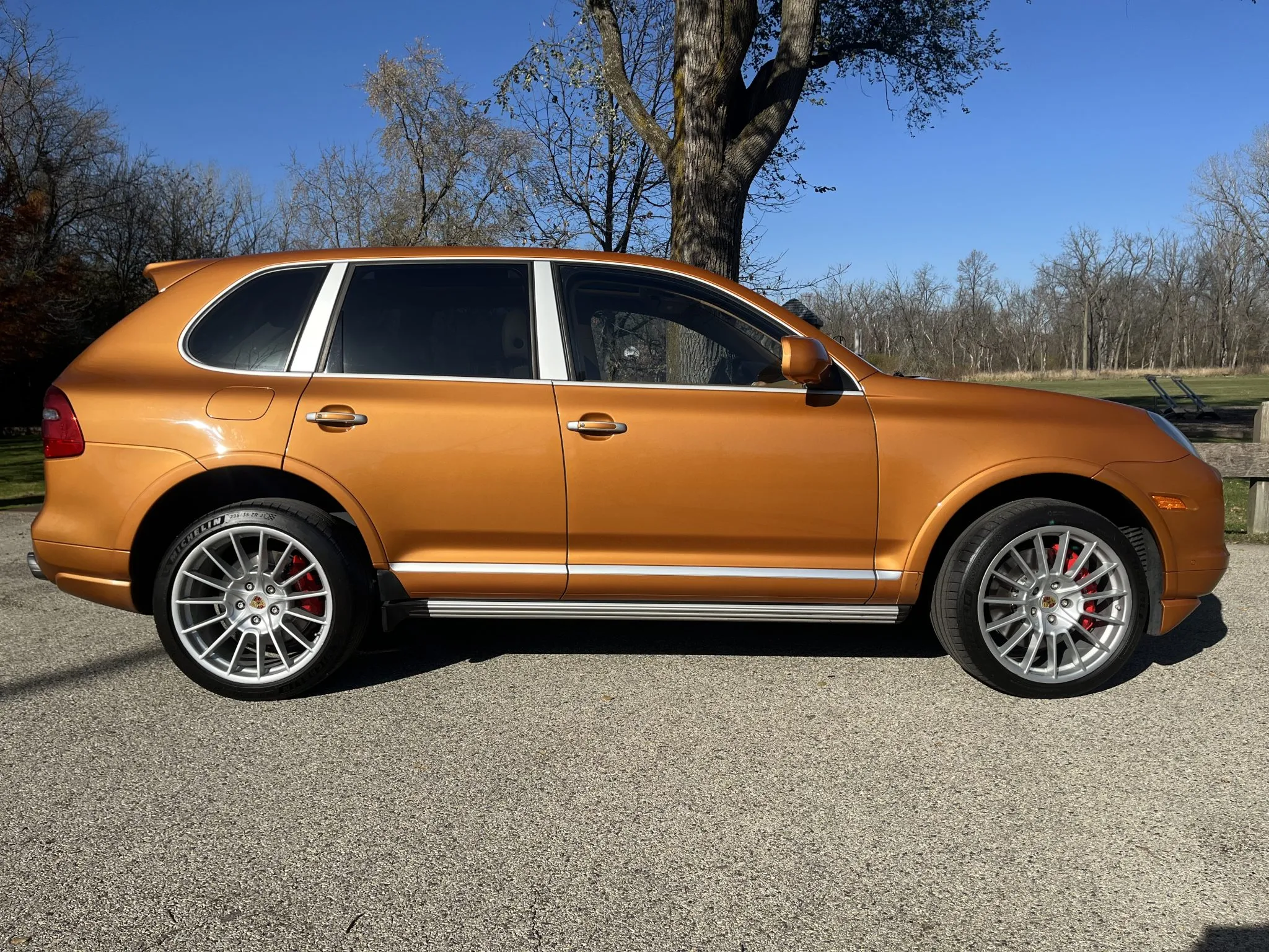 2009 Porsche Cayenne Turbo S in Nordic Gold Metallic