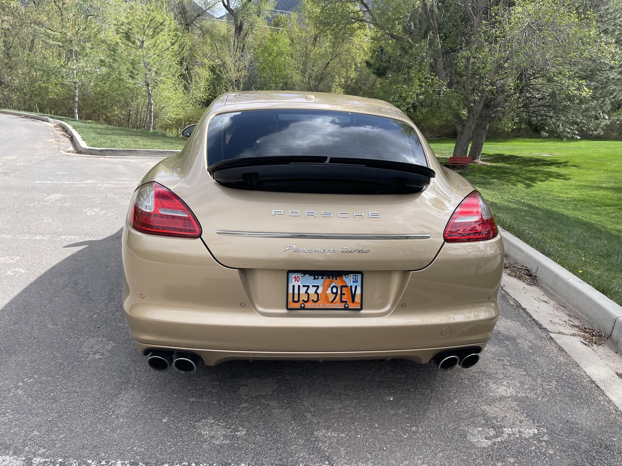 2011 Porsche Panamera Turbo in Luxor Beige Metallic