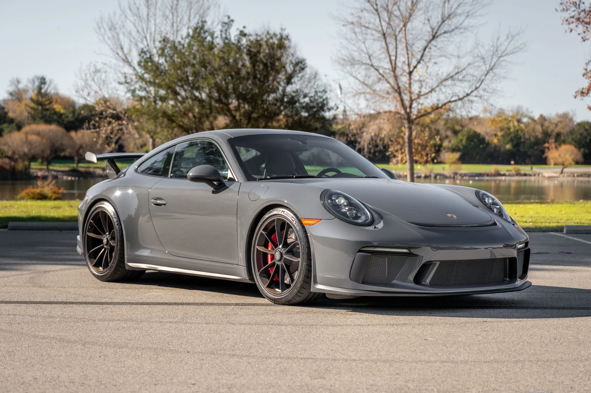 2018 Porsche 911 GT3 in Grigio Telesto Metallic
