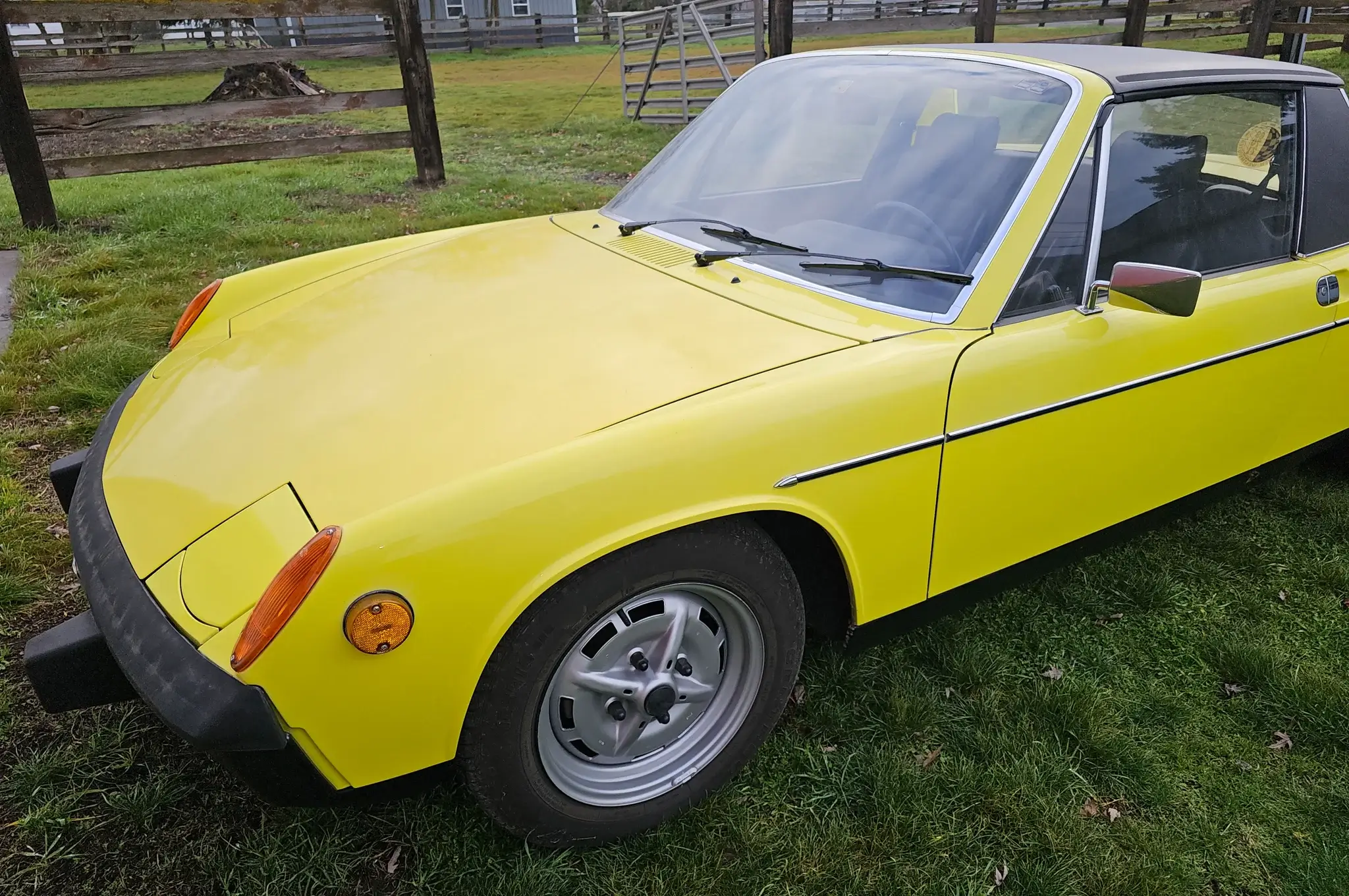 1974 Porsche 914 1.8 in Chrome Yellow