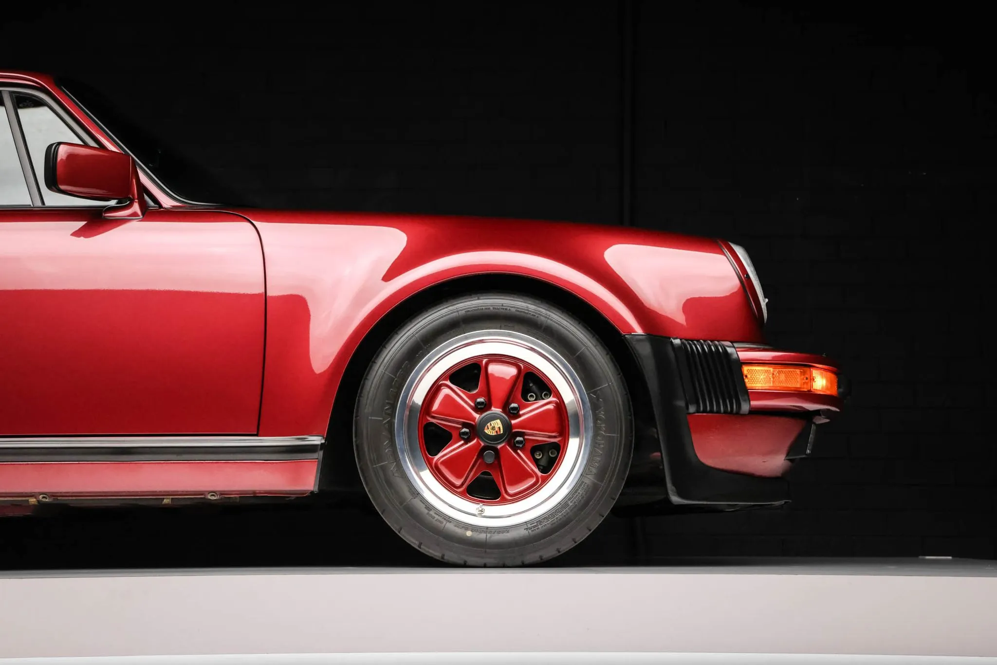 1989 Porsche 911 Turbo Coupe In Velvet Red Metallic