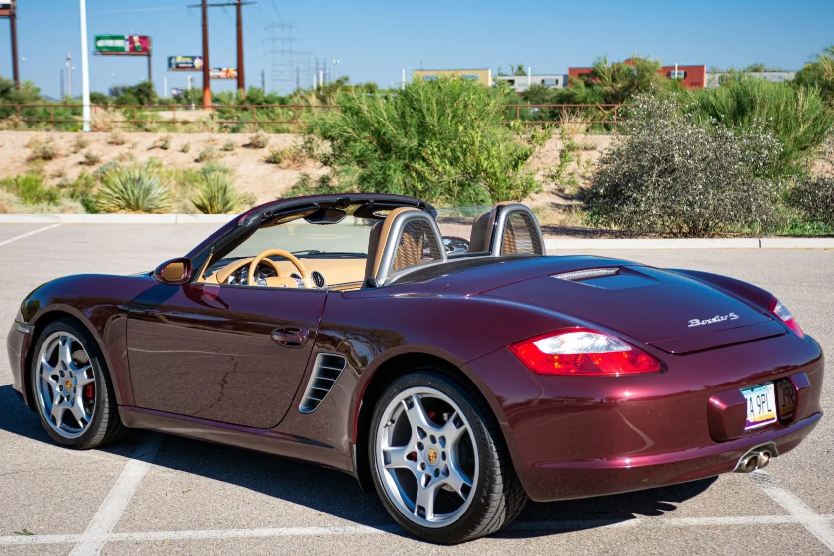 2006 Porsche Boxster S in Carmon Red Metallic