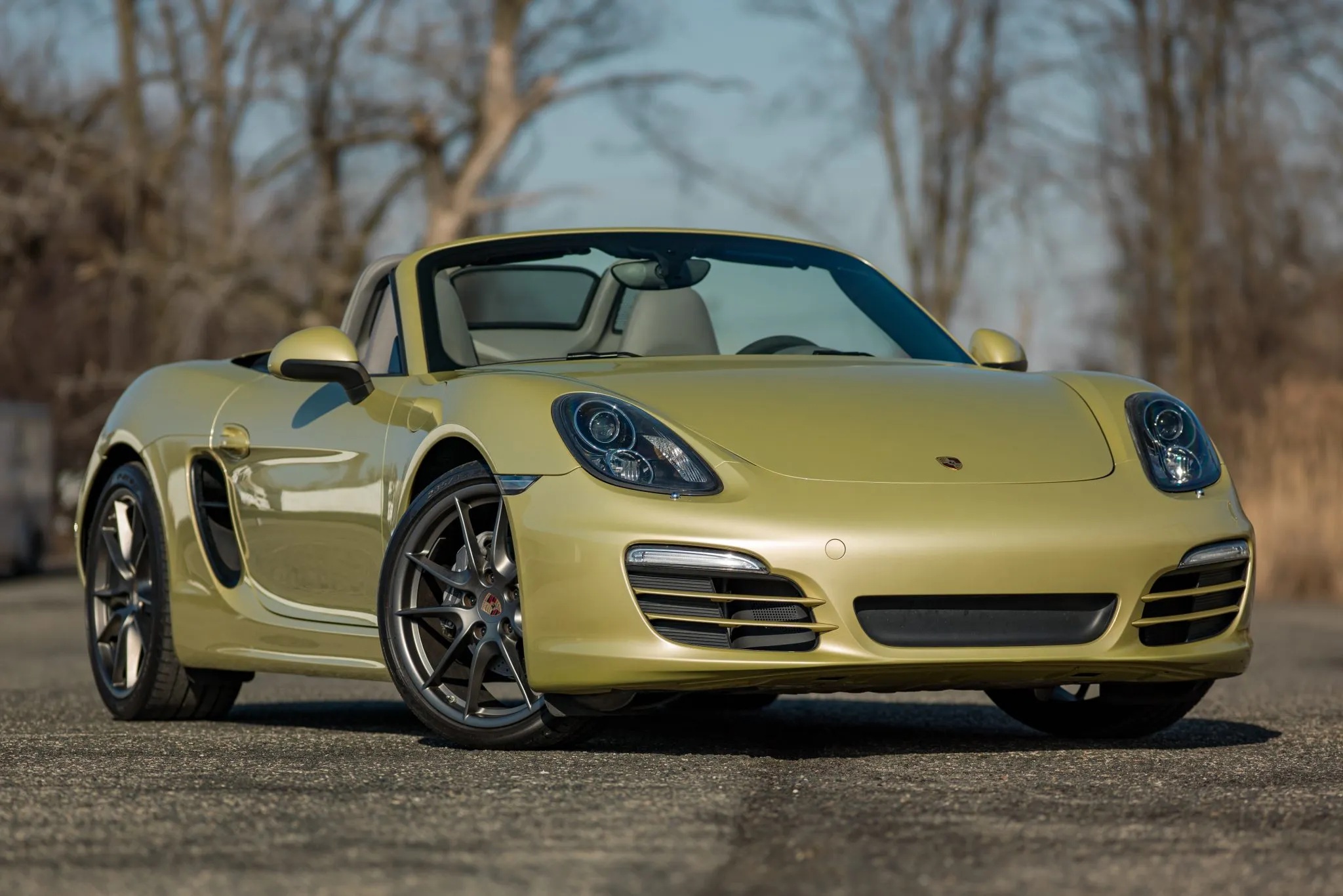 2013 Porsche Boxster in Lime Gold Metallic