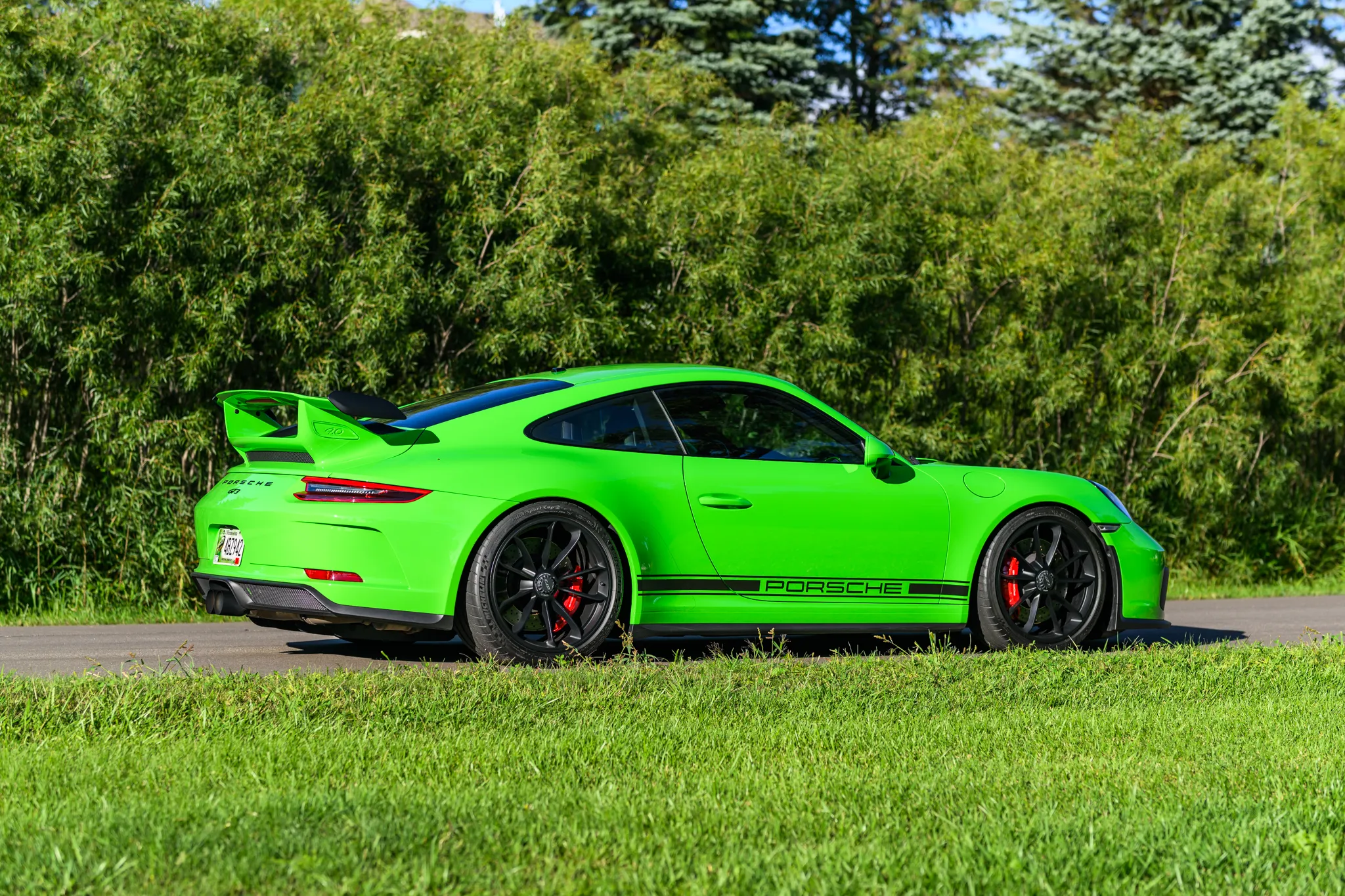 2018 Porsche 911 GT3 in Green Yellow