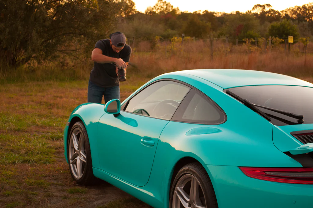 Porsche 911 In Turquoise