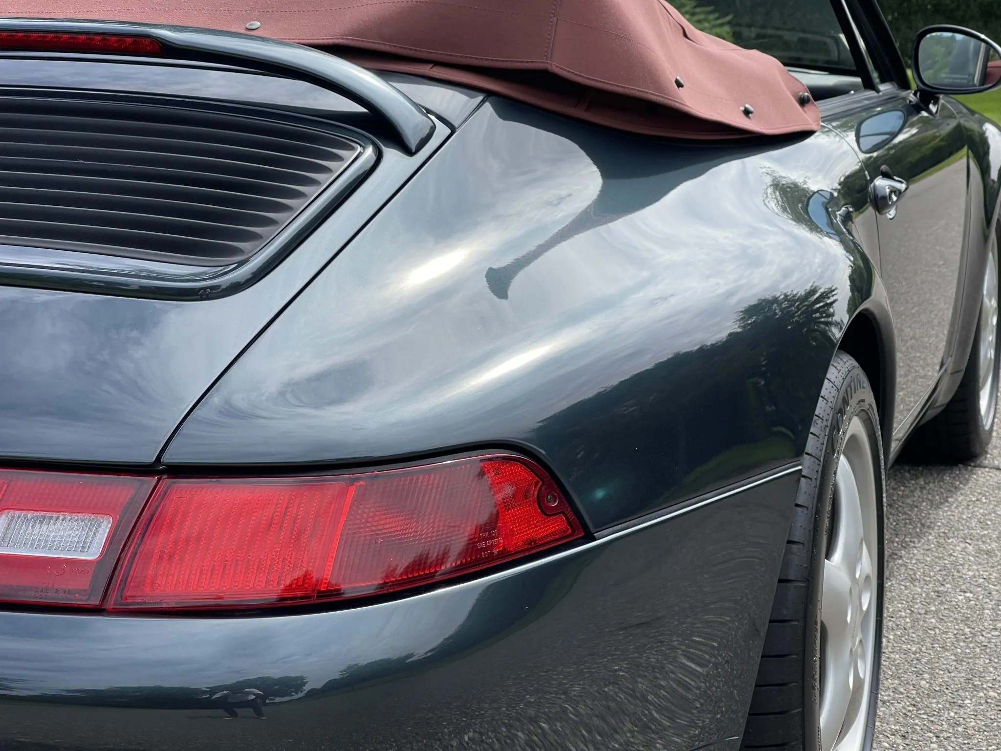 1995 Porsche 911 Carrera 4 Cabriolet in Aventurine Green Metallic