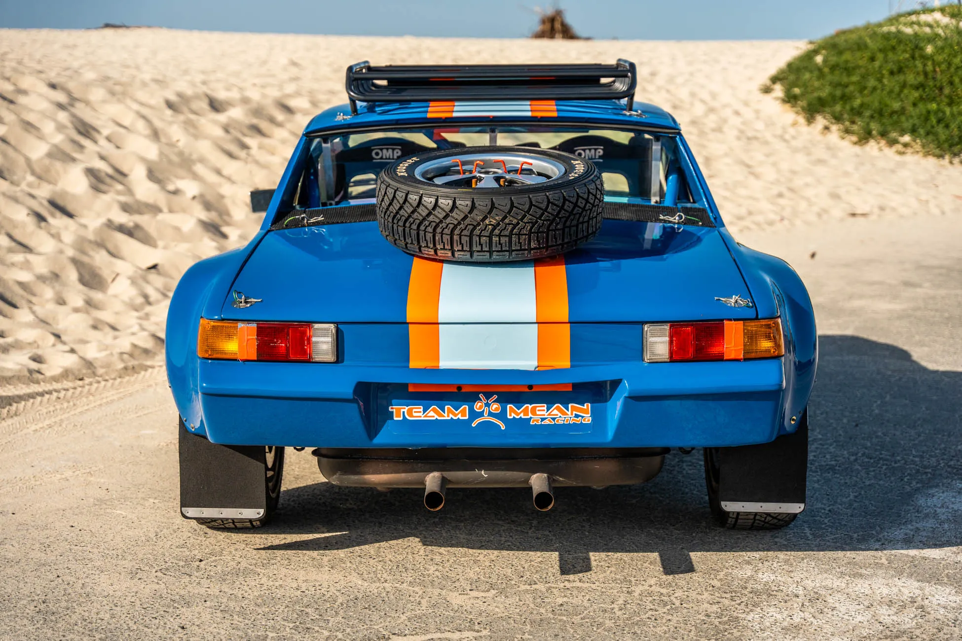 Safari-Style 1975 Porsche 914 2.7L Race Car in Laguna Blue