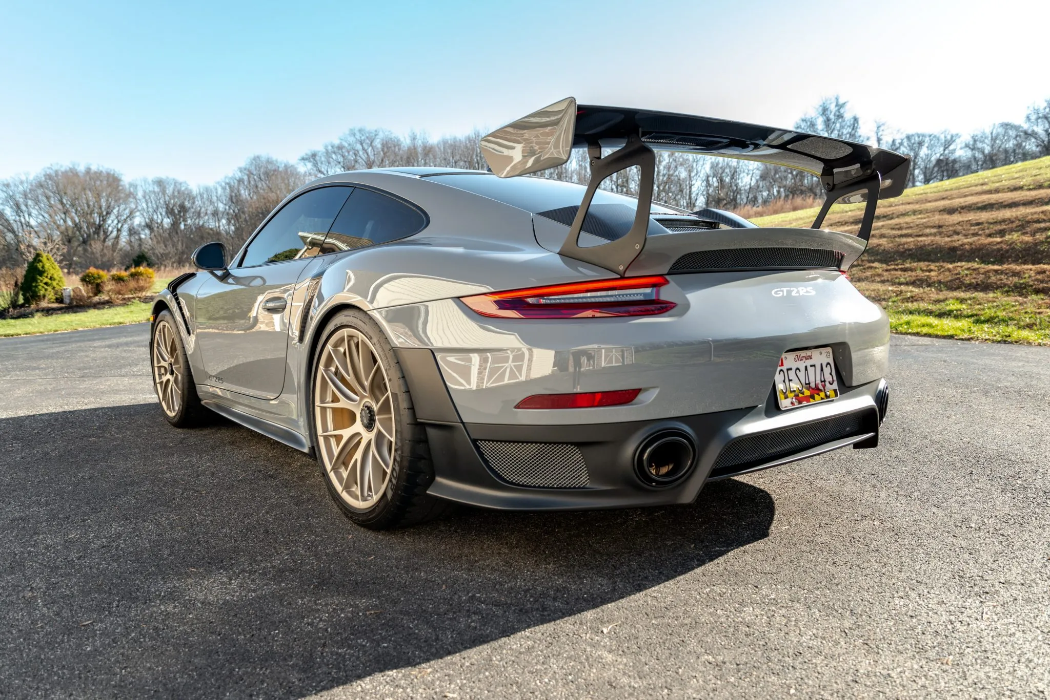 2018 Porsche 911 GT2 RS Weissach in Nardo Grey