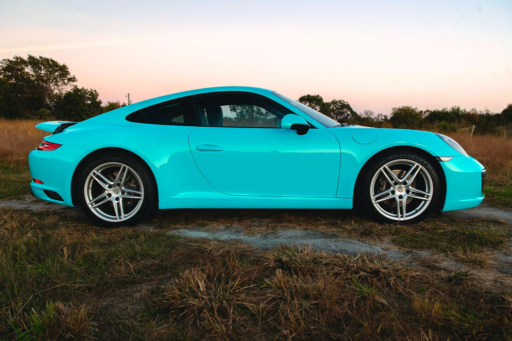 Porsche 911 In Turquoise