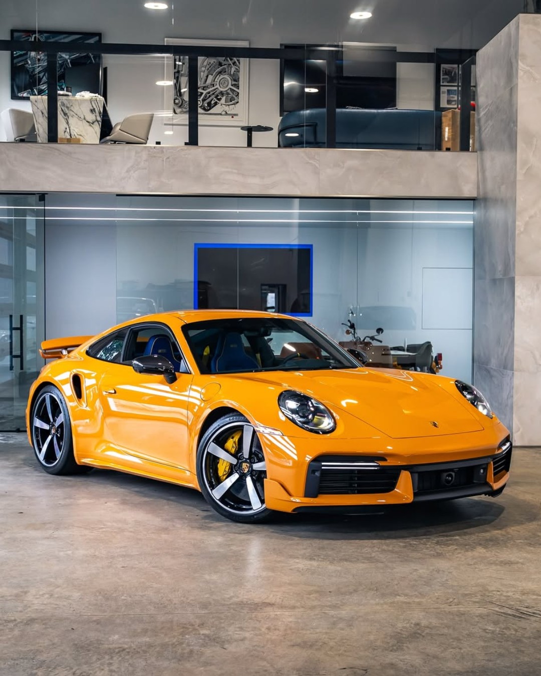 2022 Porsche 911 Turbo S in Bahama Yellow