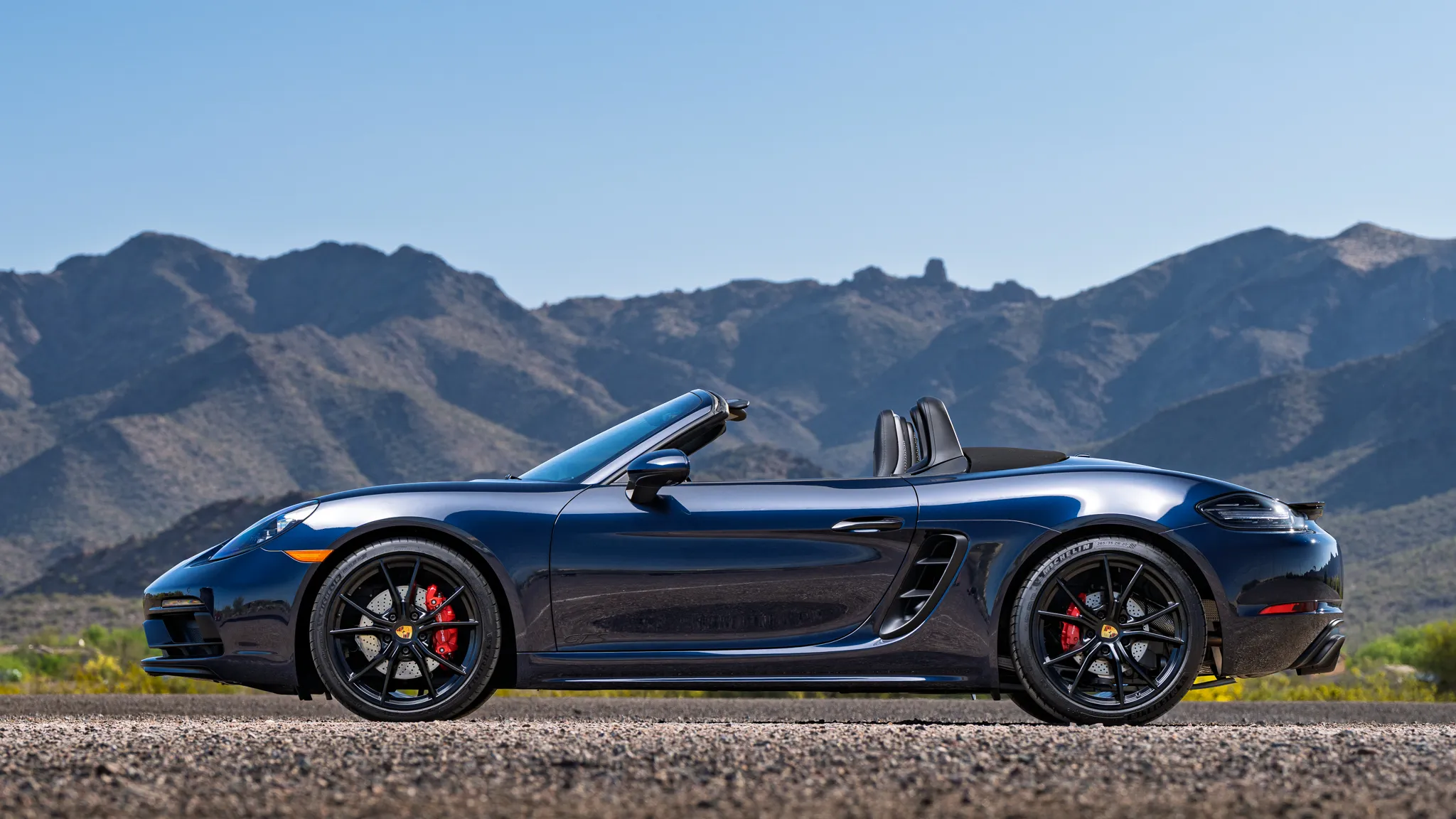 2019 Porsche 718 Boxster GTS in Night Blue Metallic