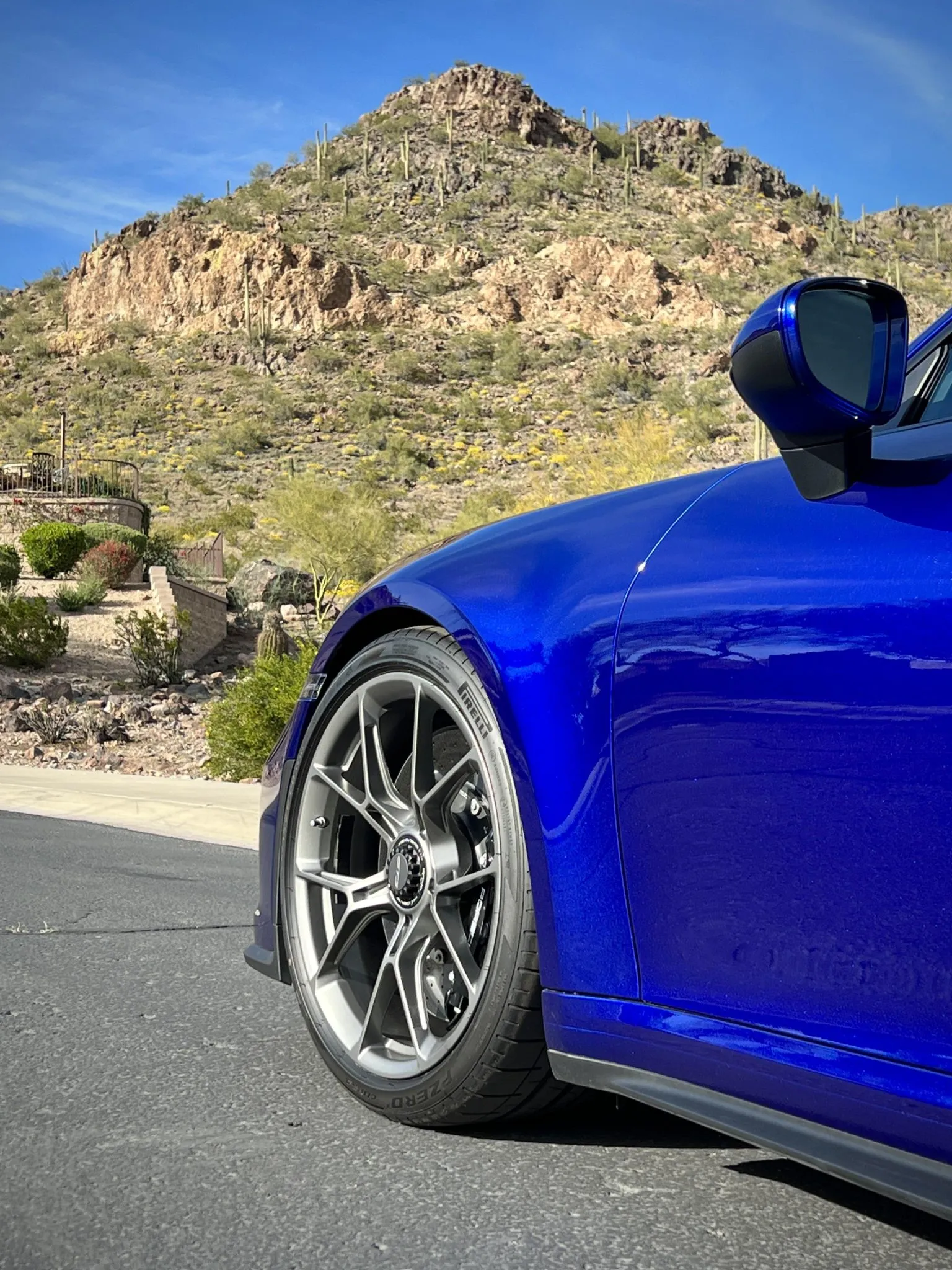 2022 Porsche 911 GT3 in San Marino Blue