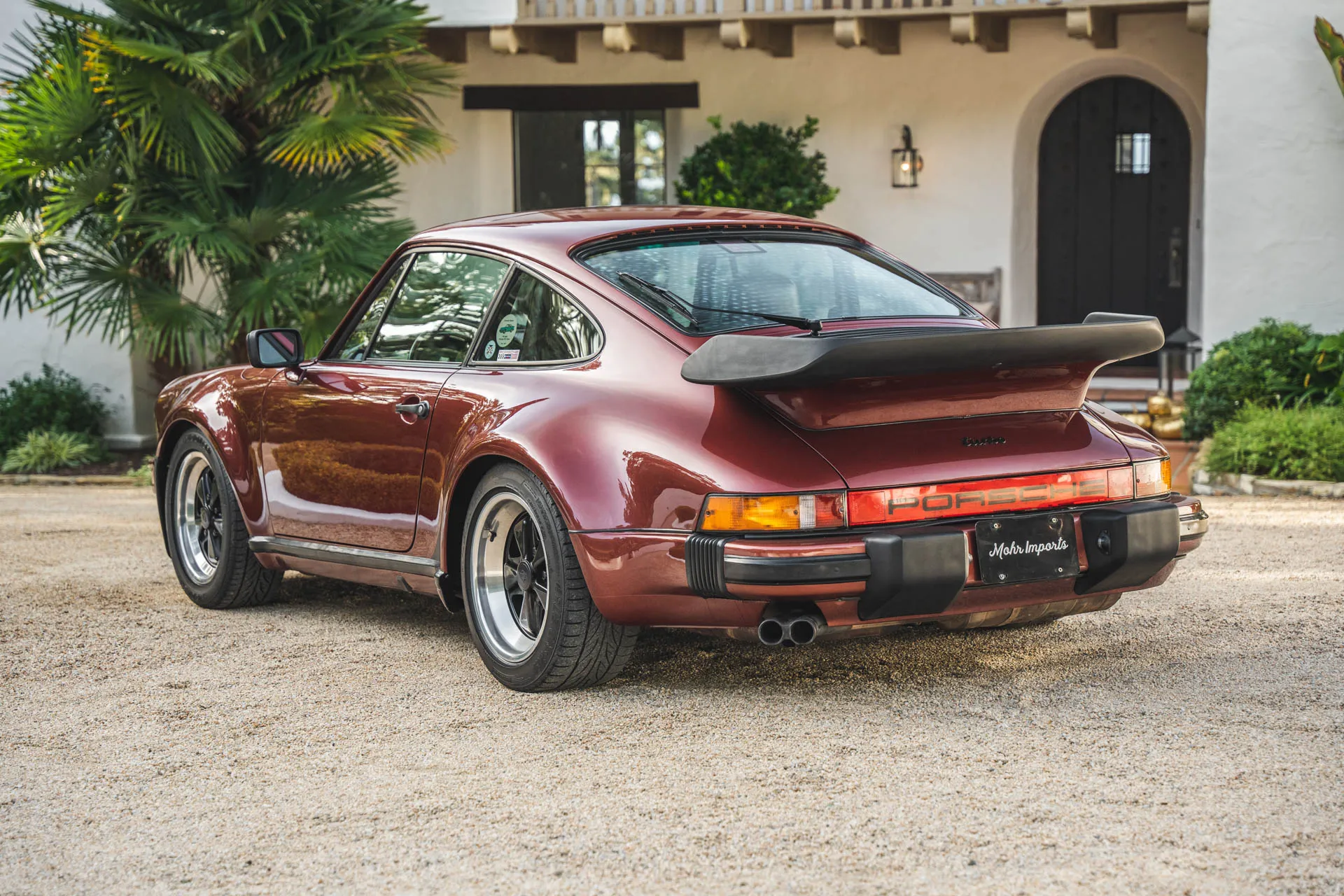 1986 Porsche 911 Turbo Coupe in Garnet Red Metallic