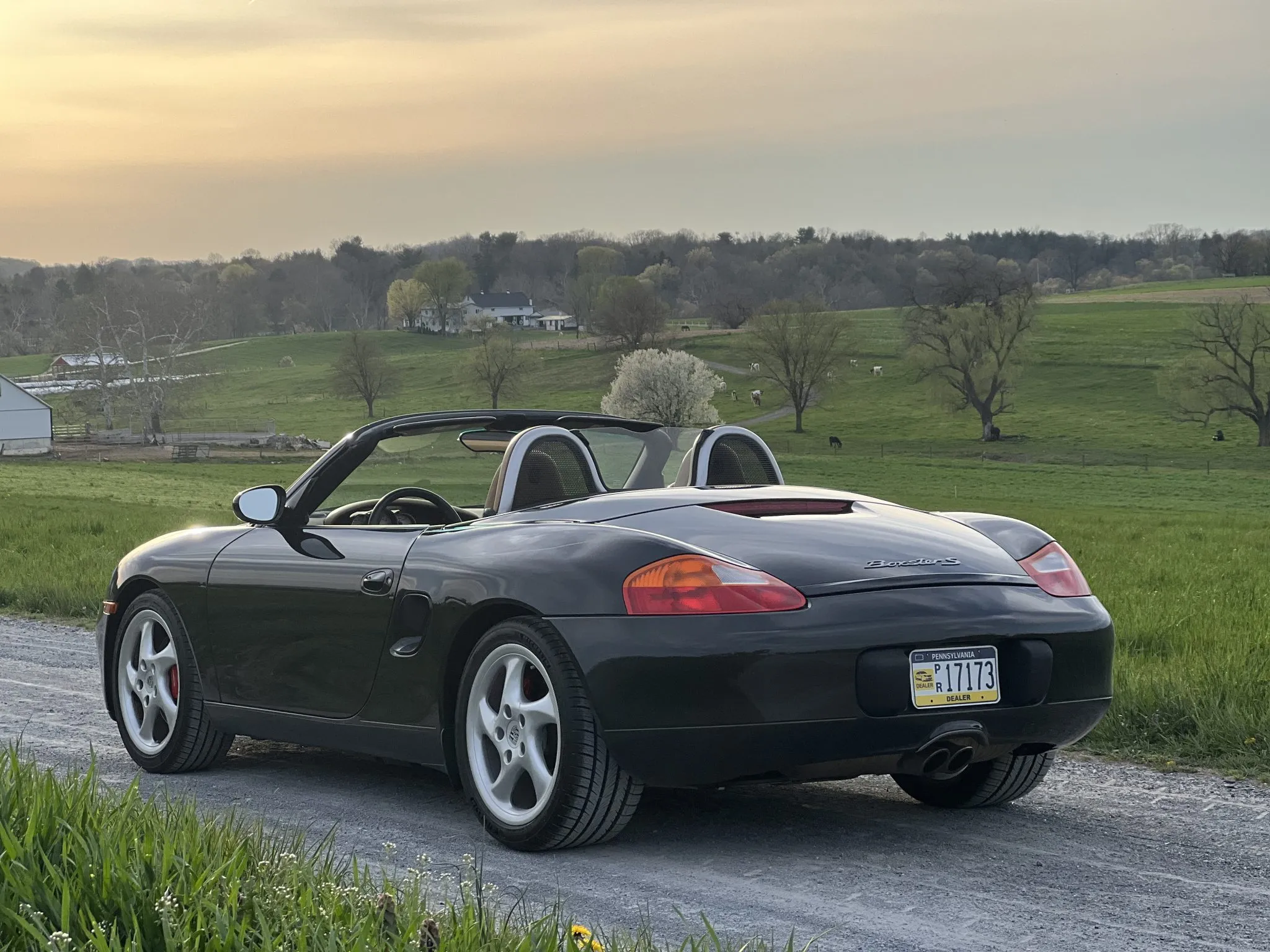 2001 Porsche Boxster S in Basalt Black Metallic
