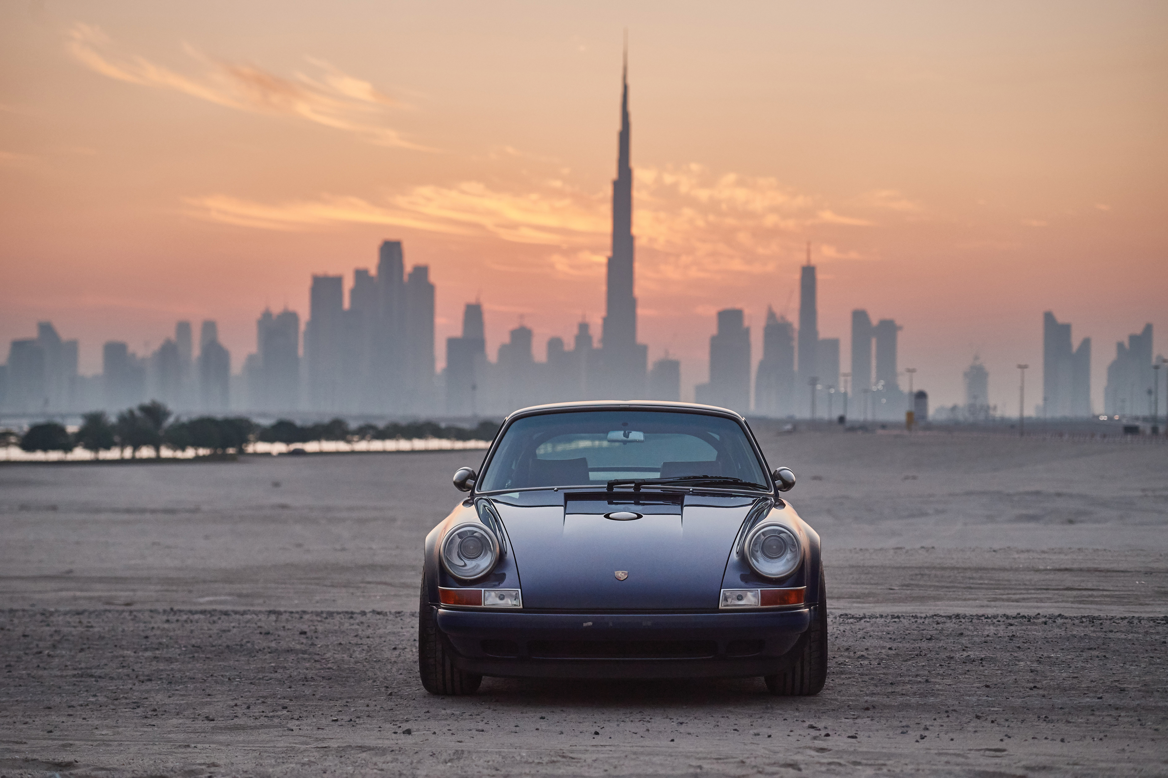 1993 Porsche 911 Carrera 2 Coupe by Singer in Midnight Blue Metallic