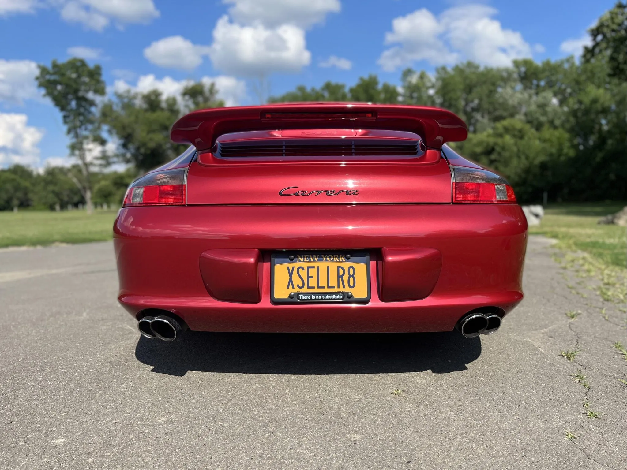 2003 Porsche 911 Carrera Coupe in Orient Red Metallic