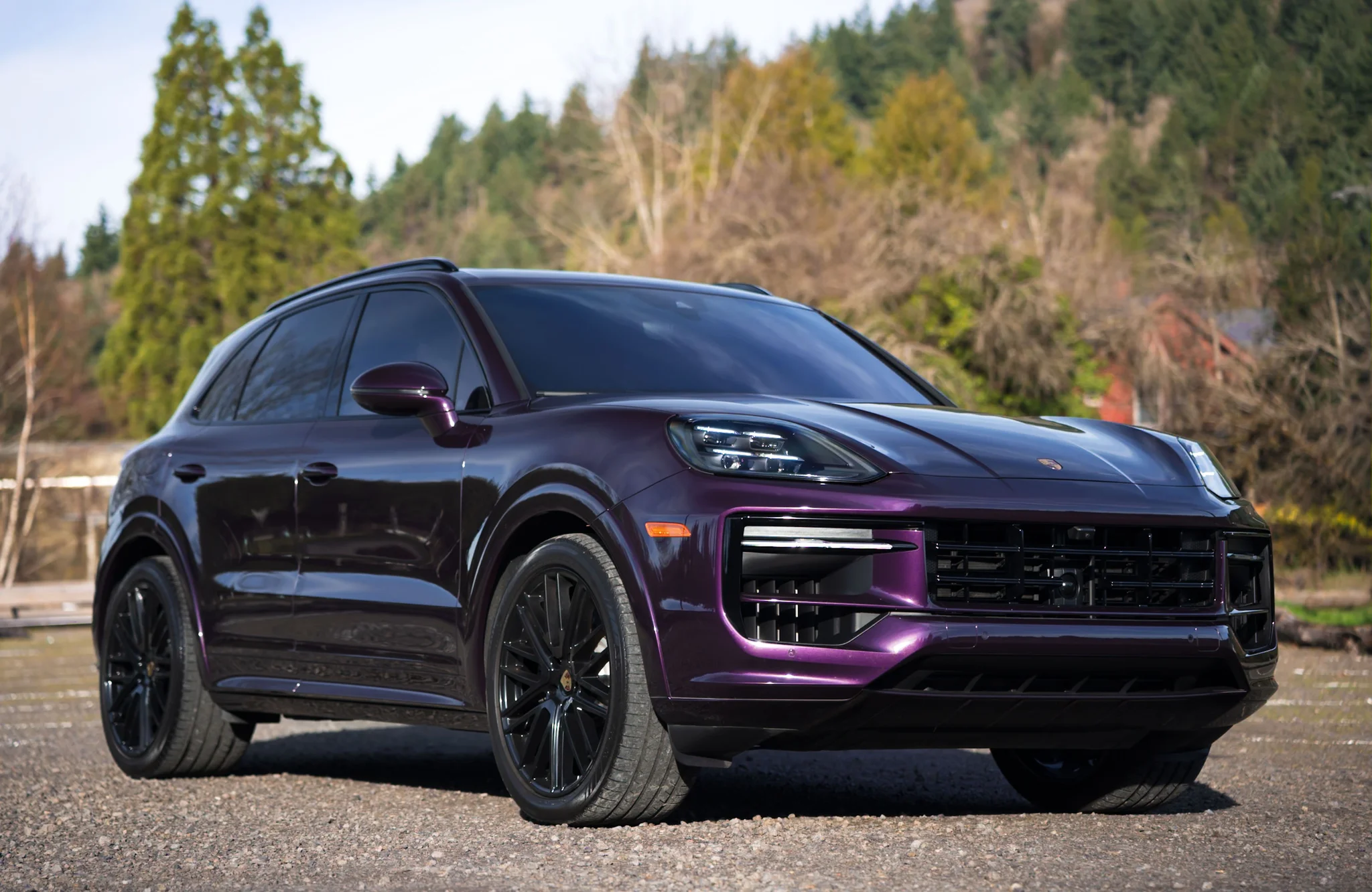 2024 Porsche Cayenne S in Merlin Purple Metallic