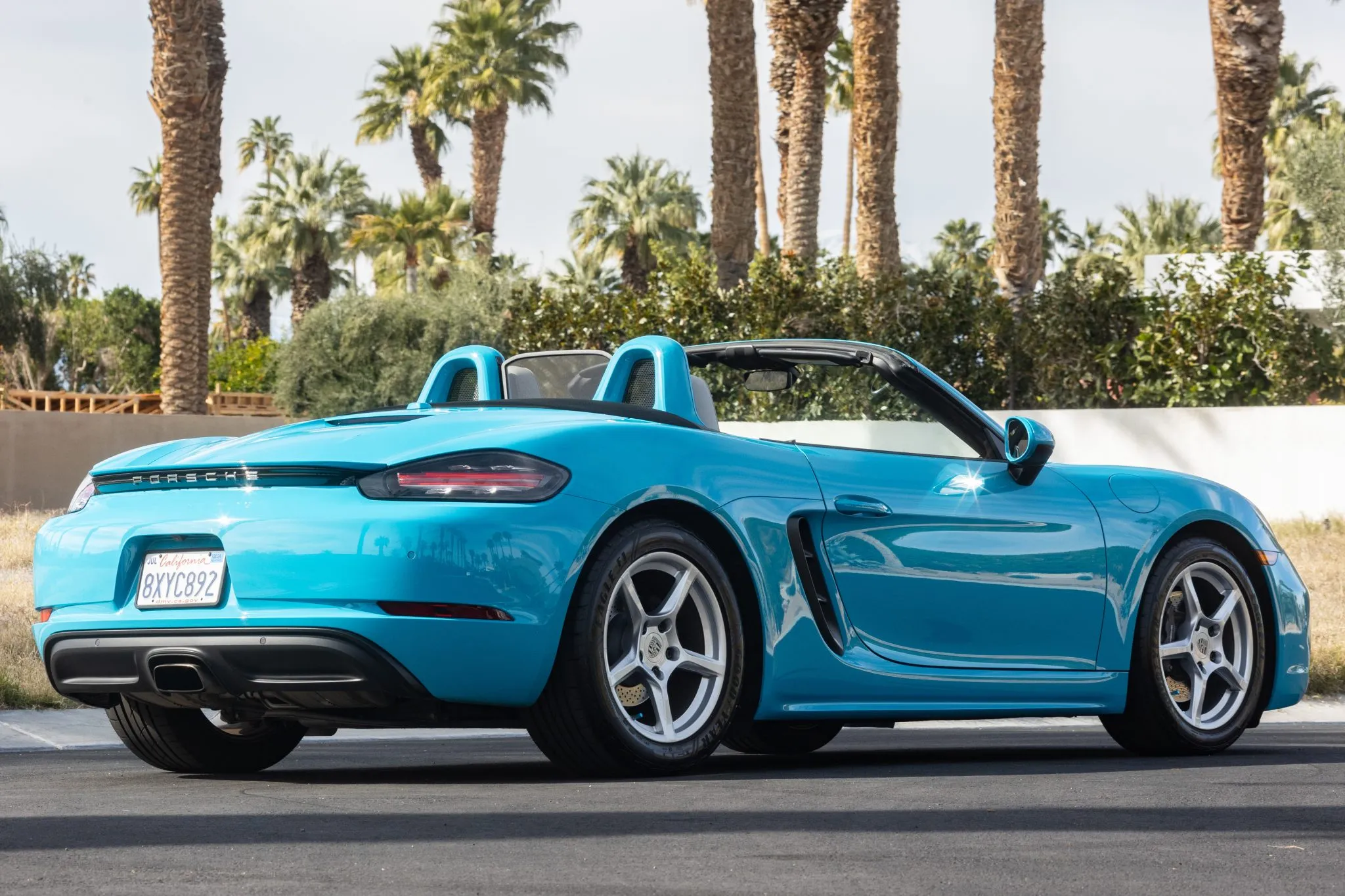 2018 Porsche 718 Boxster in Miami Blue