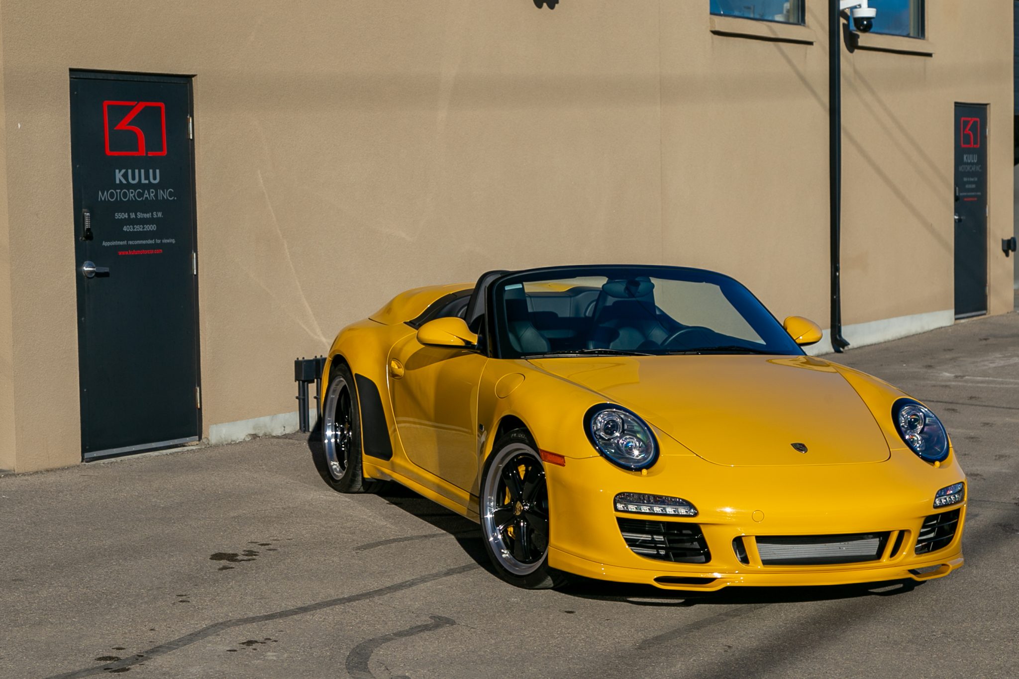 2011 Porsche 911 Speedster In Speed Yellow