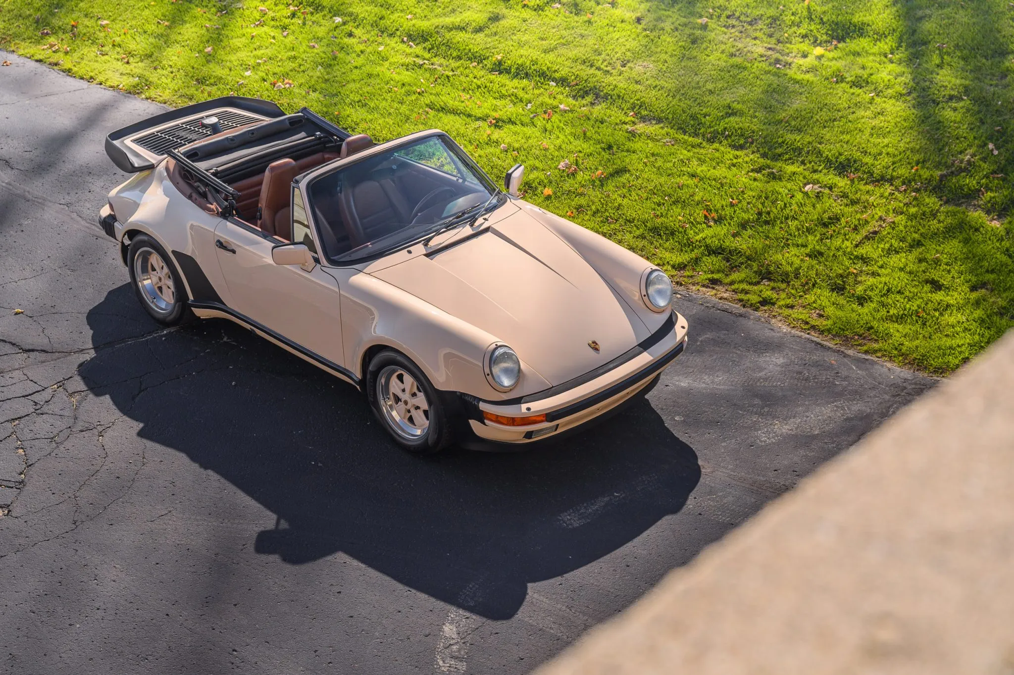 1989 Porsche 911 Turbo Cabriolet in Apricot Beige