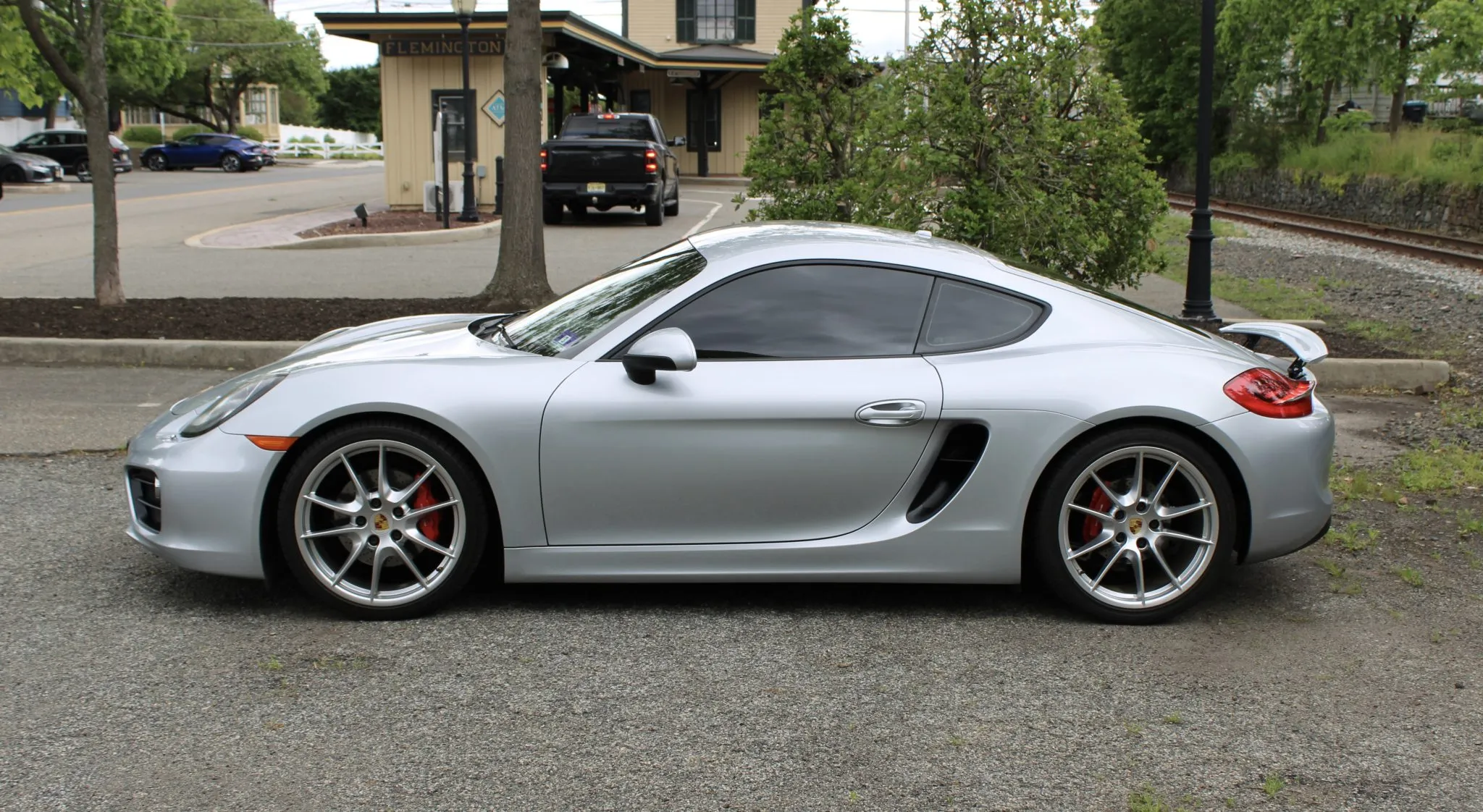 2014 Porsche Cayman S in Rhodium Silver Metallic