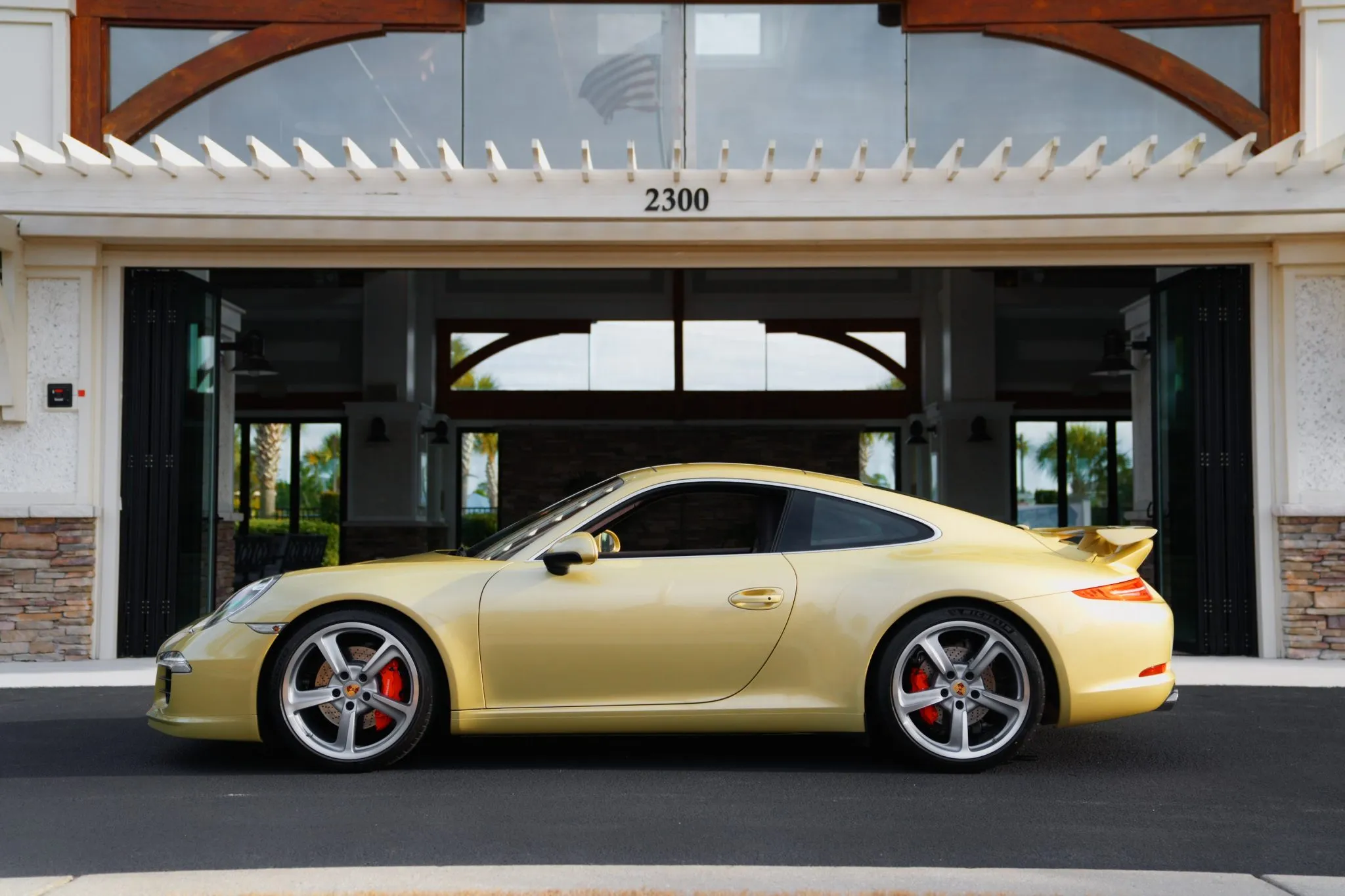 2013 Porsche 911 Carrera S Coupe in Lime Gold Metallic
