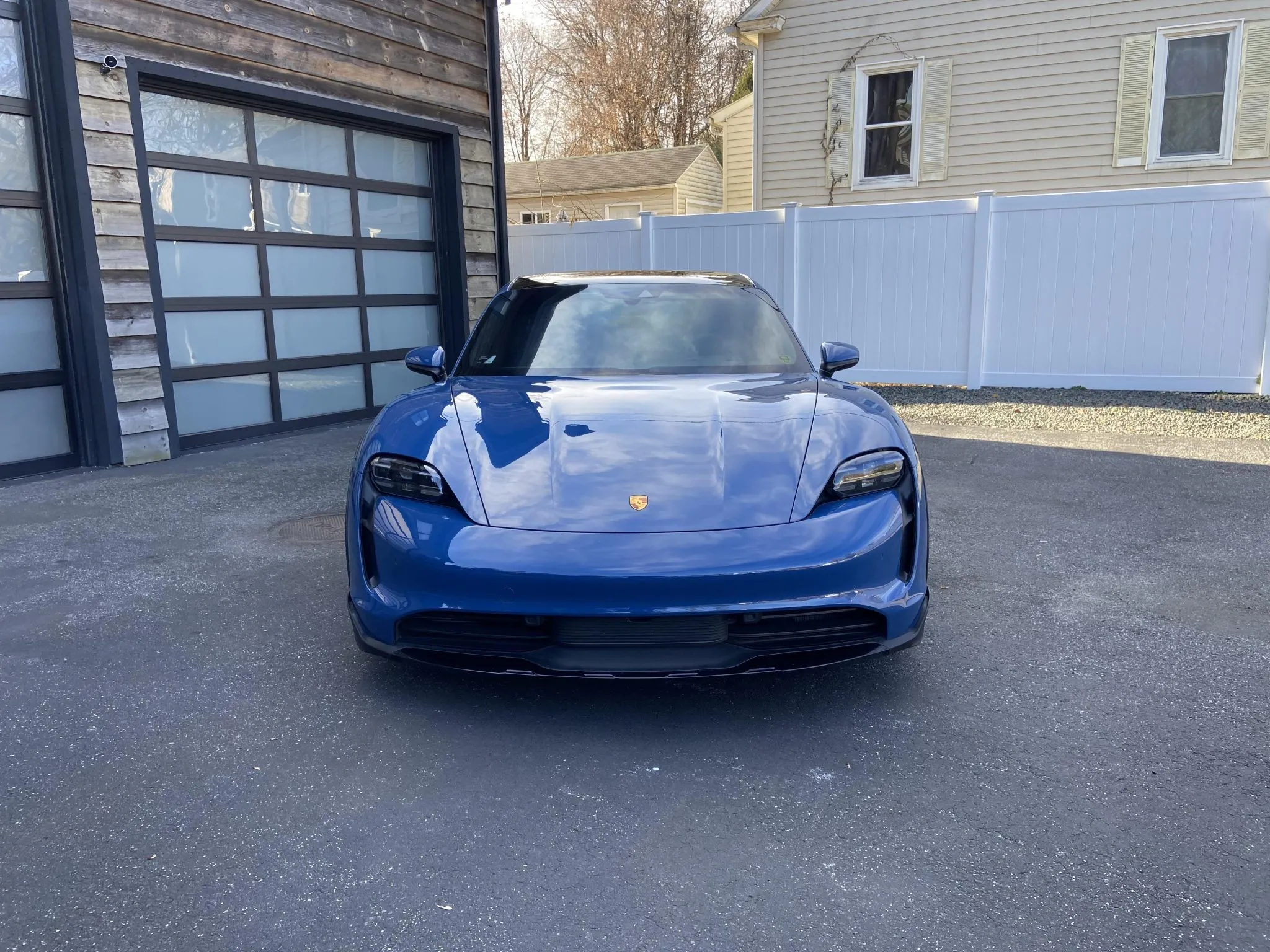 2022 Porsche Taycan 4 Cross Turismo in Neptune Blue
