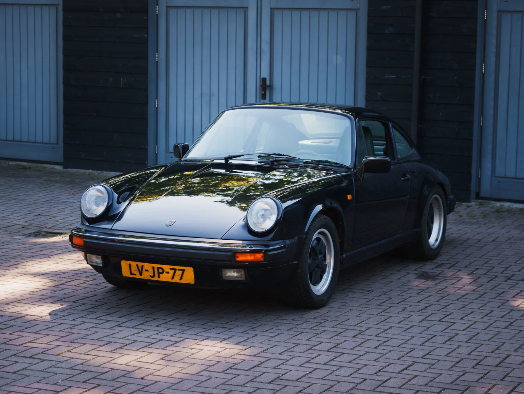 1988 Porsche 911 Carrera 3.2 In Satin Black Metallic