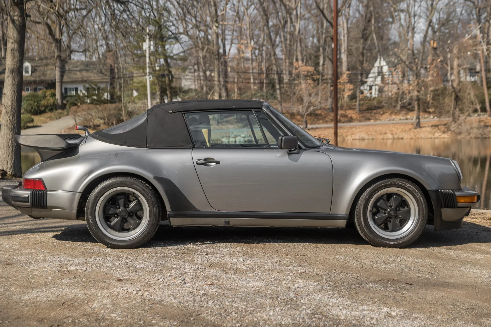 1989 Porsche 911 Turbo Cabriolet in Stone Grey Metallic