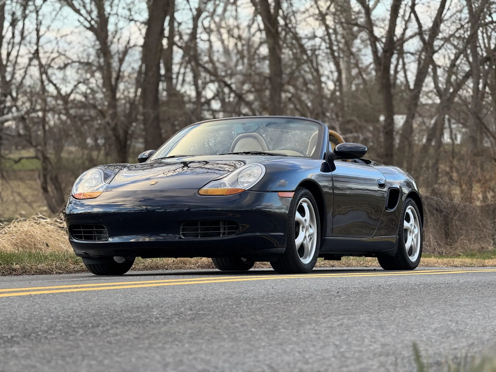 2000 Porsche Boxster in Ocean Blue Metallic