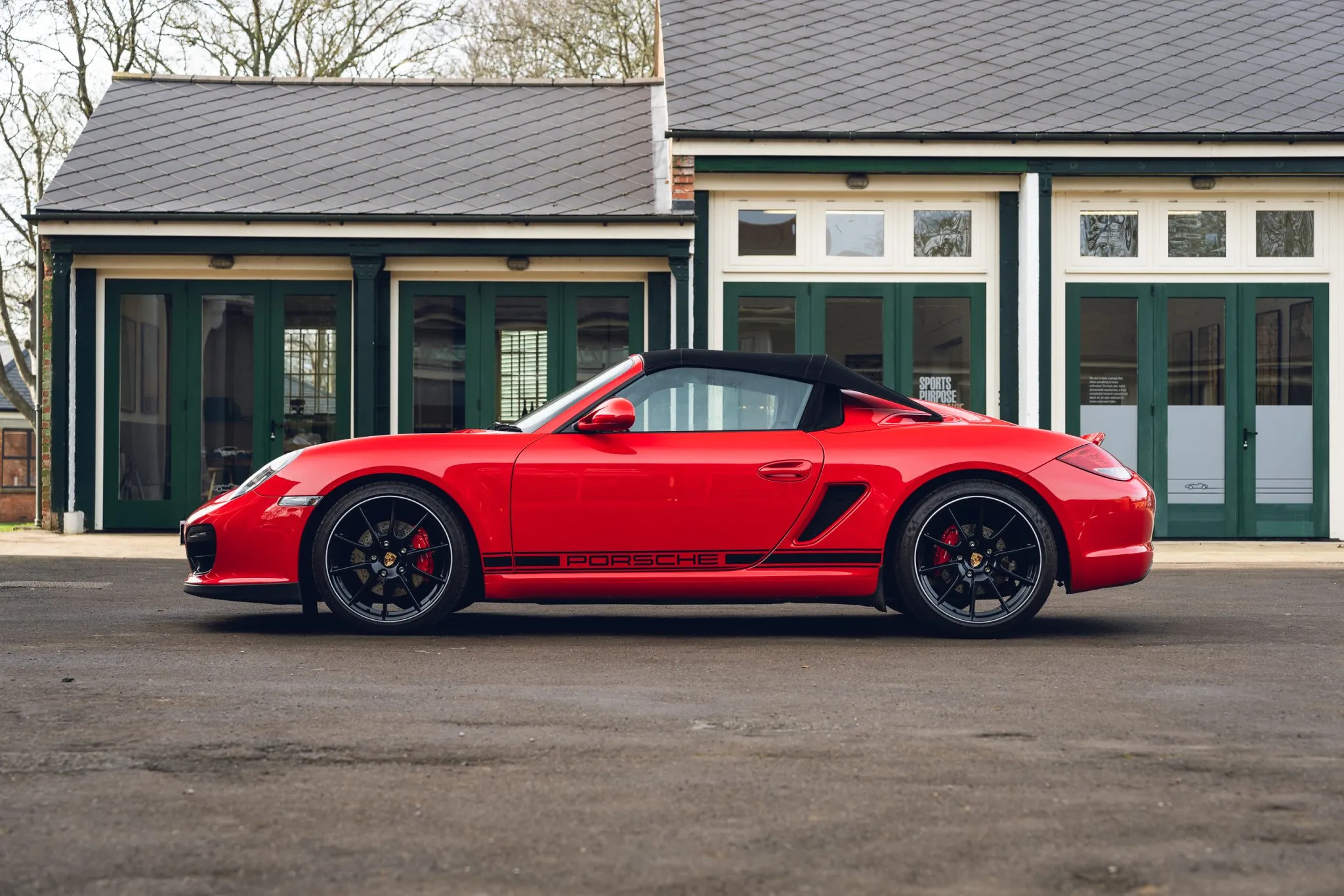 2011 Porsche Boxster Spyder in Guards Red