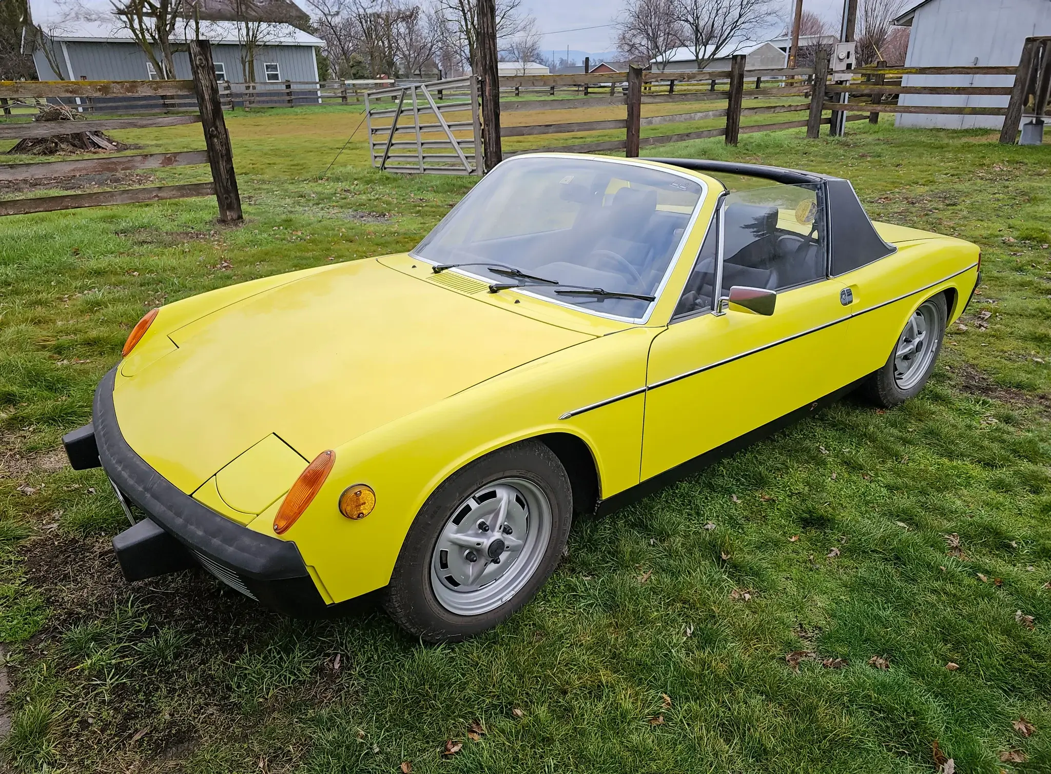 1974 Porsche 914 1.8 in Chrome Yellow
