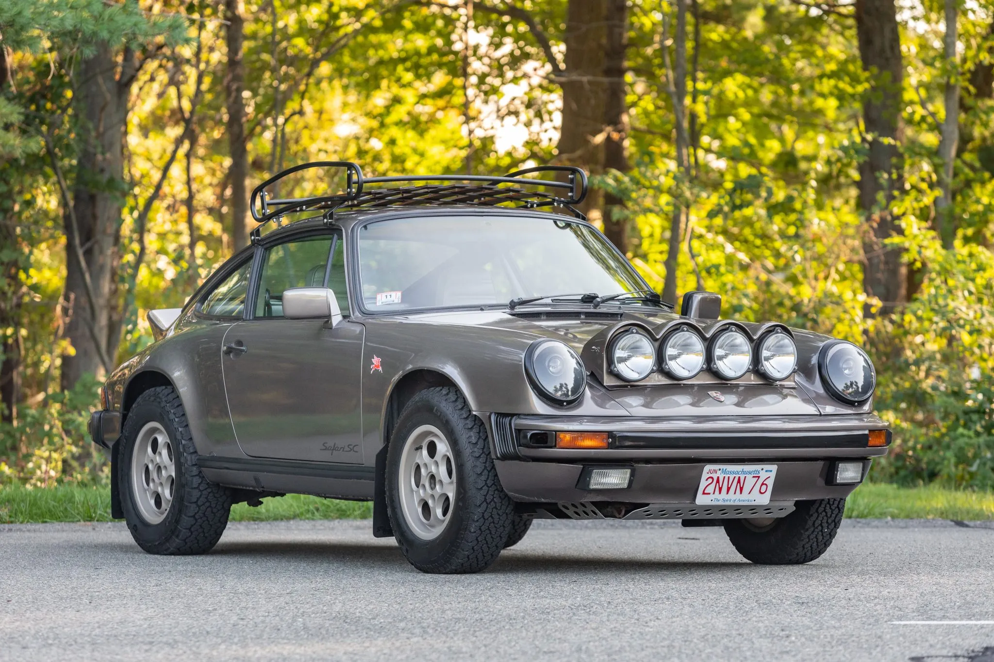 Safari-Style 1983 Porsche 911SC in Quartz Grey Metallic