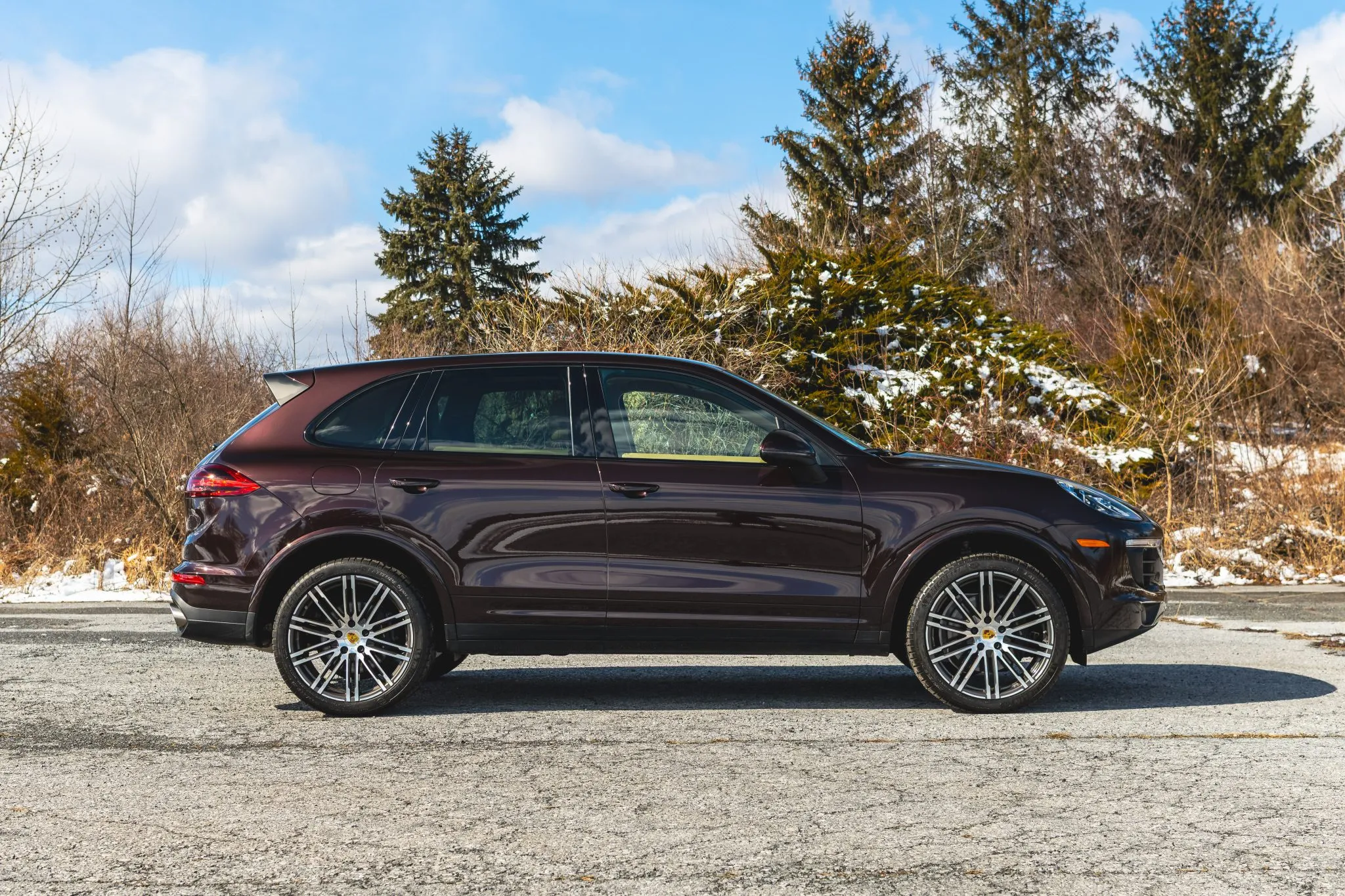 2017 Porsche Cayenne Platinum Edition in Mahogany Metallic